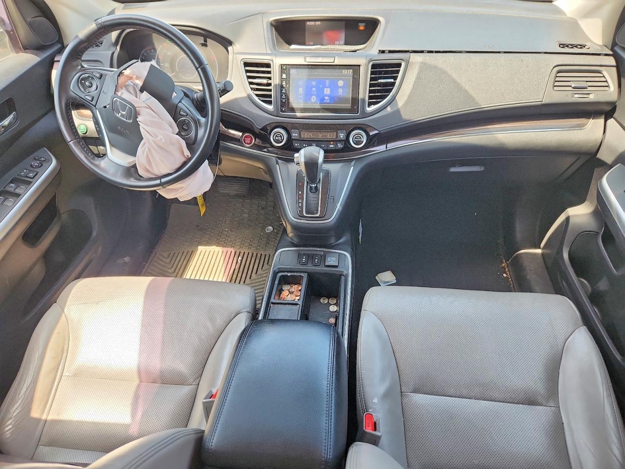 2015 Honda Cr-v Exl Silver vin: 2HKRM3H77FH521596