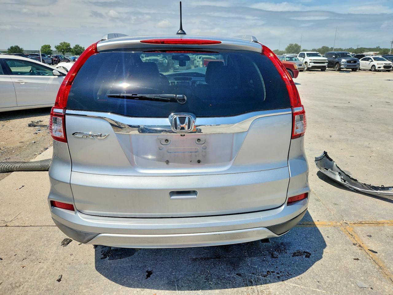 2015 Honda Cr-v Exl Silver vin: 2HKRM3H77FH521596