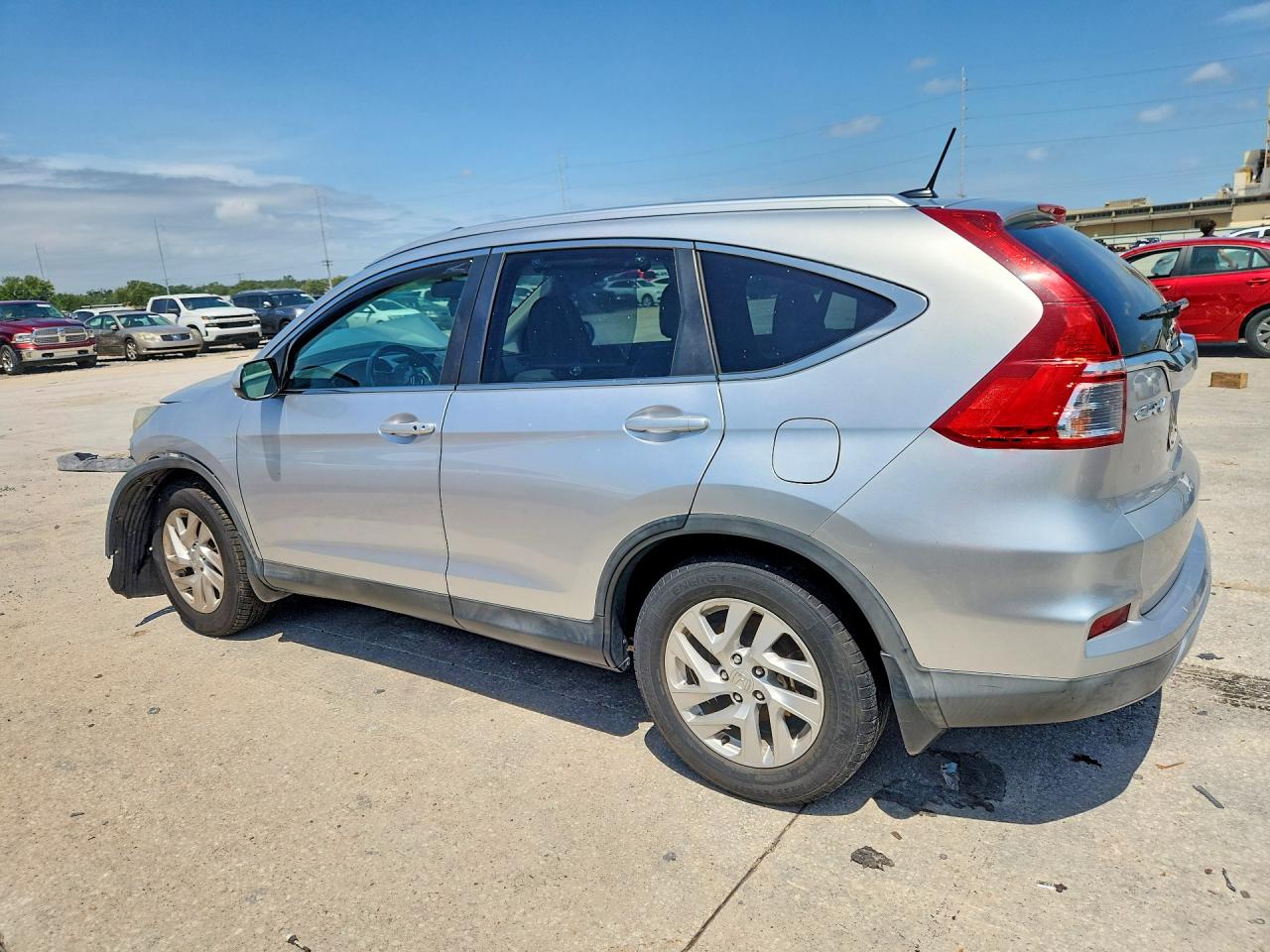 2015 Honda Cr-v Exl Silver vin: 2HKRM3H77FH521596