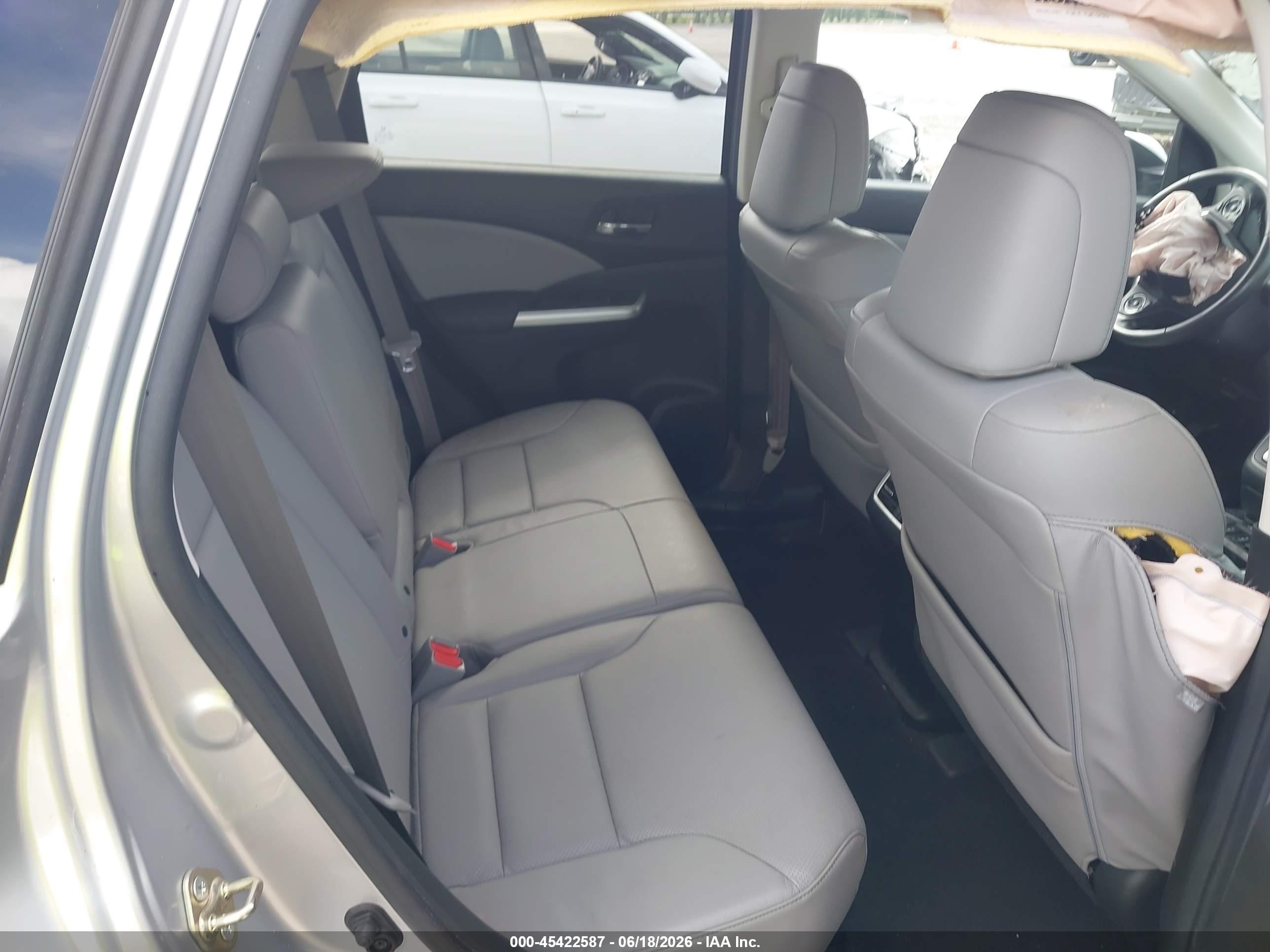2015 Honda Cr-v Ex-l Silver vin: 2HKRM3H77FH524045