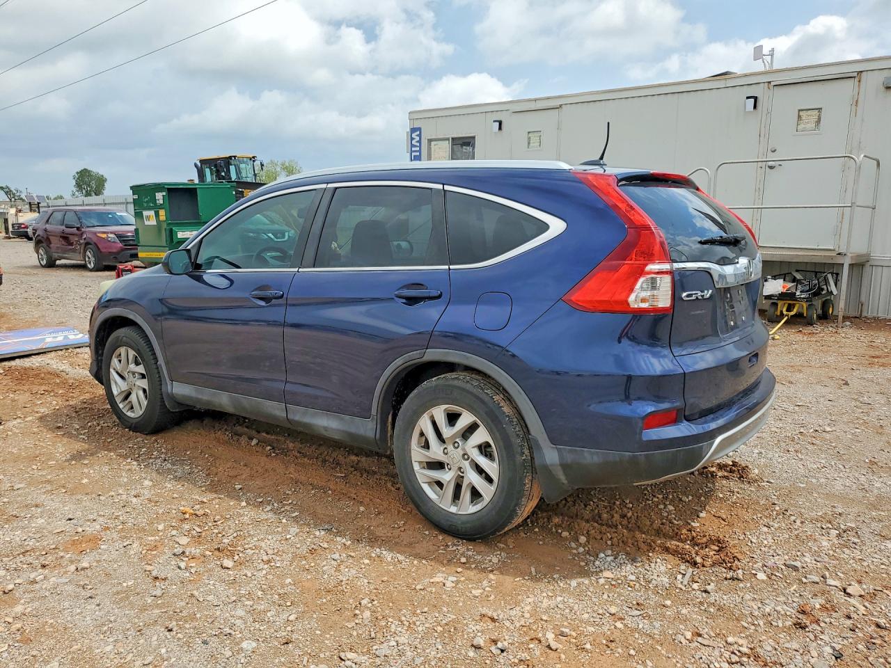 2015 Honda Cr-v Exl Blue vin: 2HKRM3H77FH555375