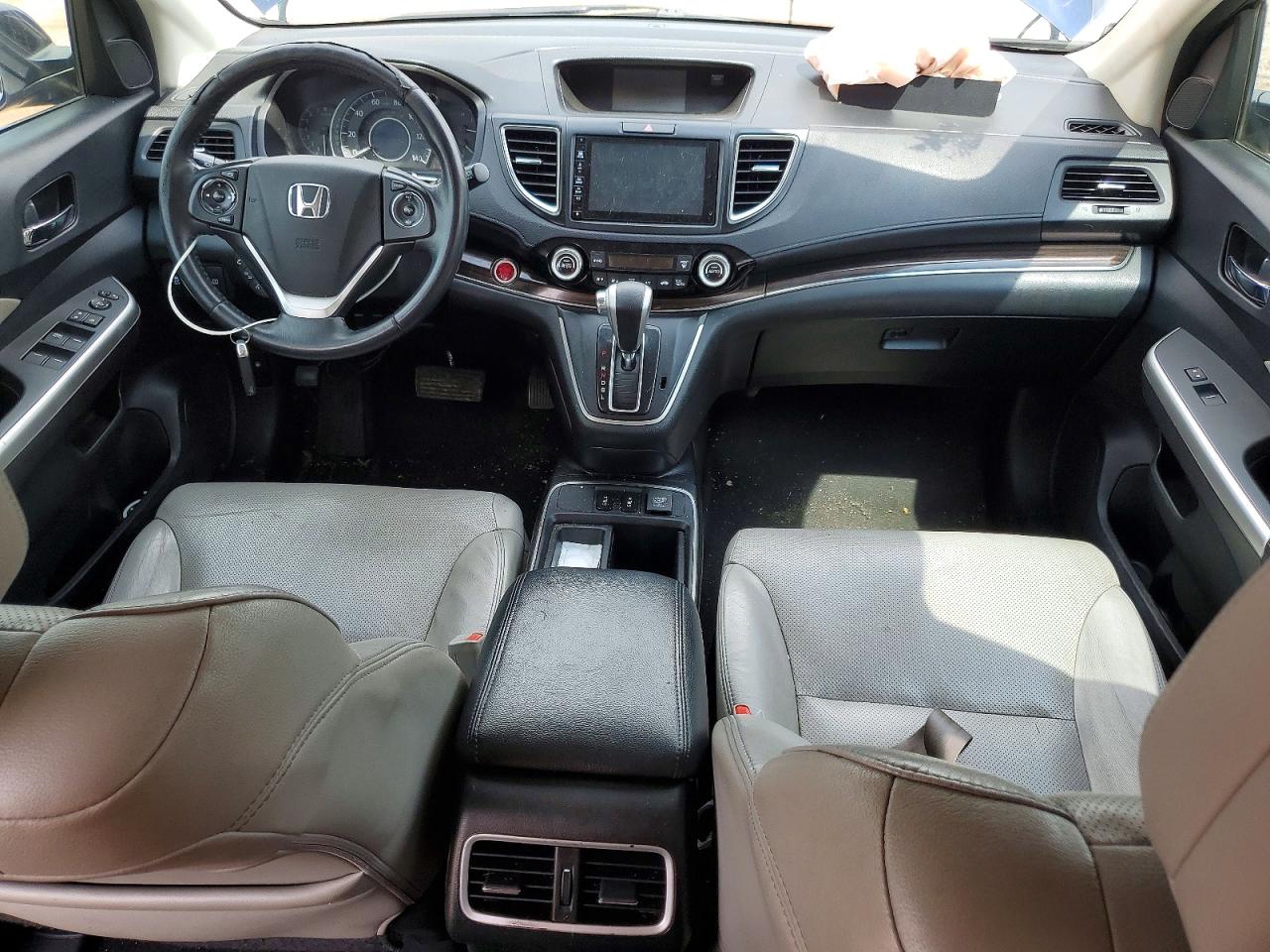 2015 Honda Cr-v Exl Blue vin: 2HKRM3H77FH555375