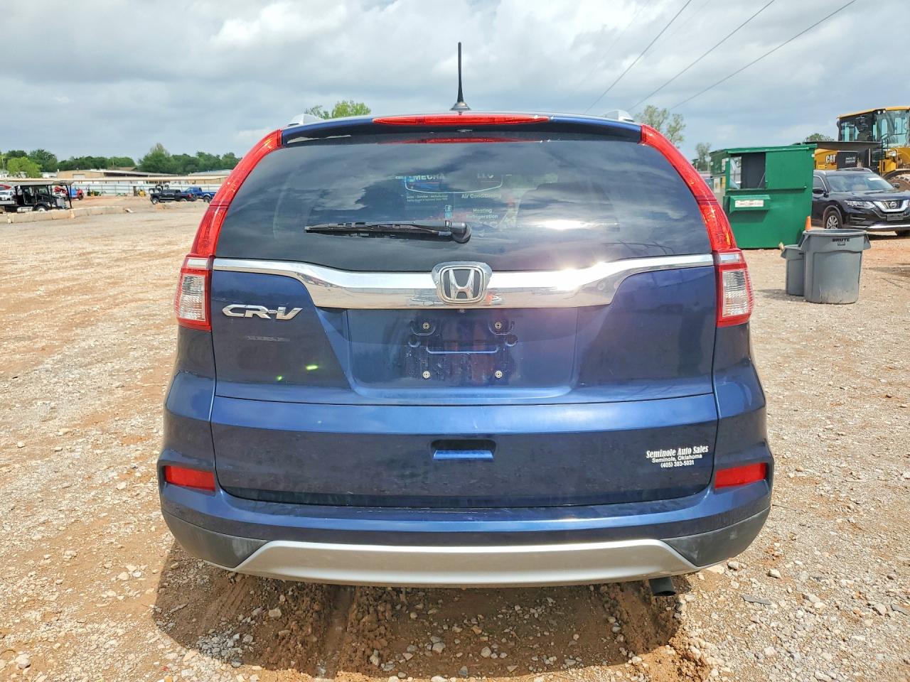 2015 Honda Cr-v Exl Blue vin: 2HKRM3H77FH555375