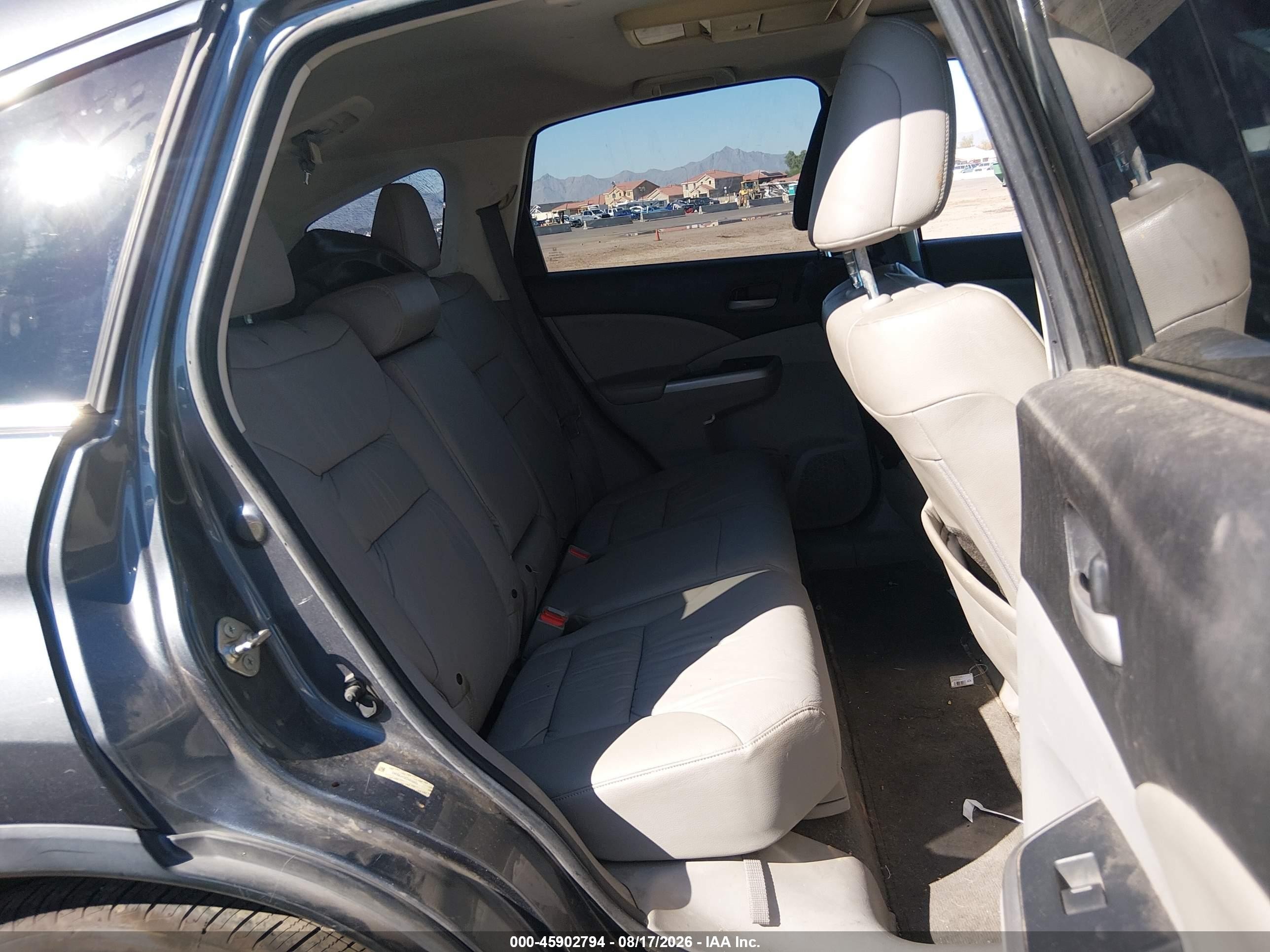2012 Honda Cr-v Ex-l Серый vin: 2HKRM3H78CH509954