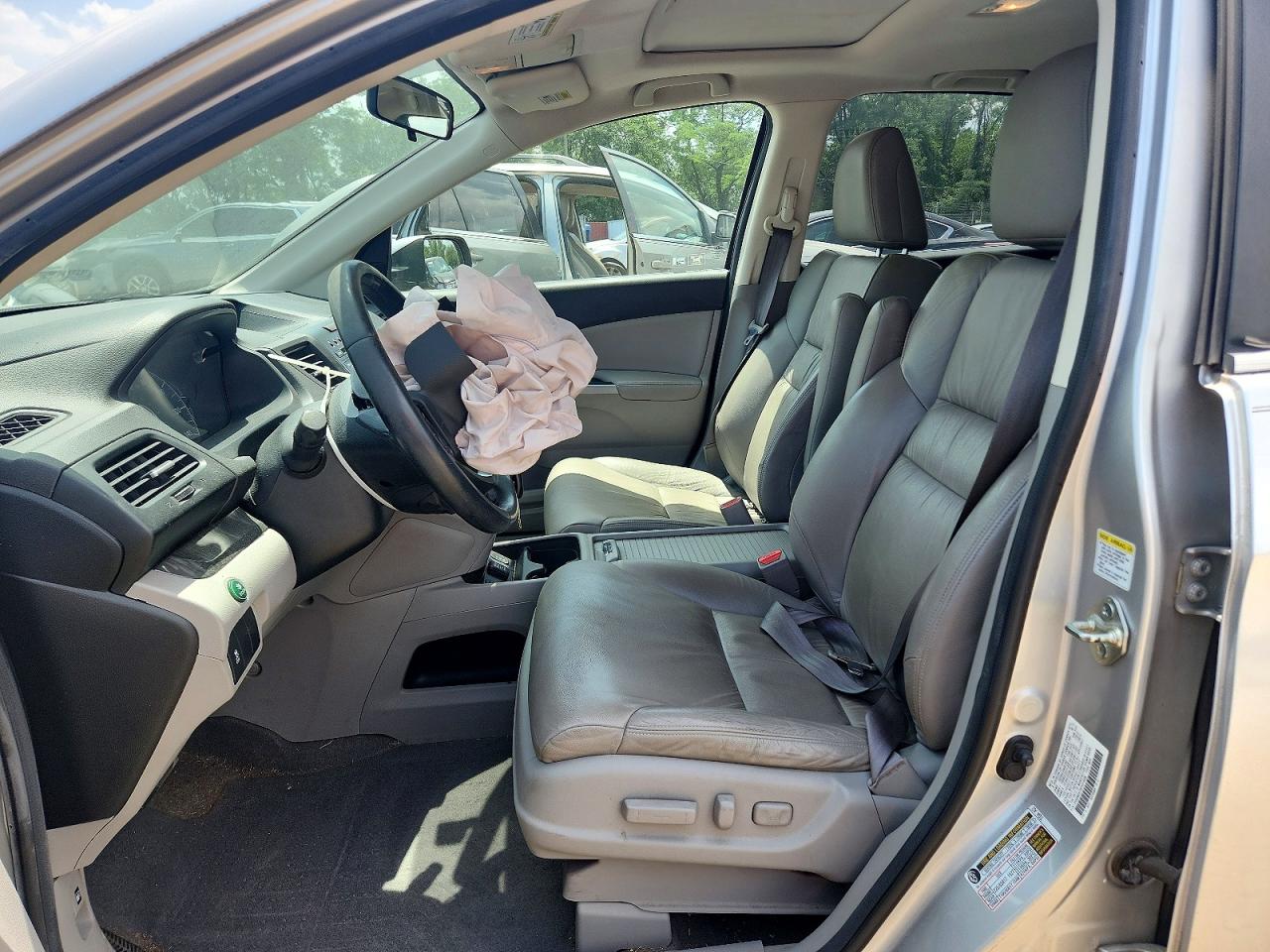 2012 Honda Cr-v Exl Silver vin: 2HKRM3H78CH514006