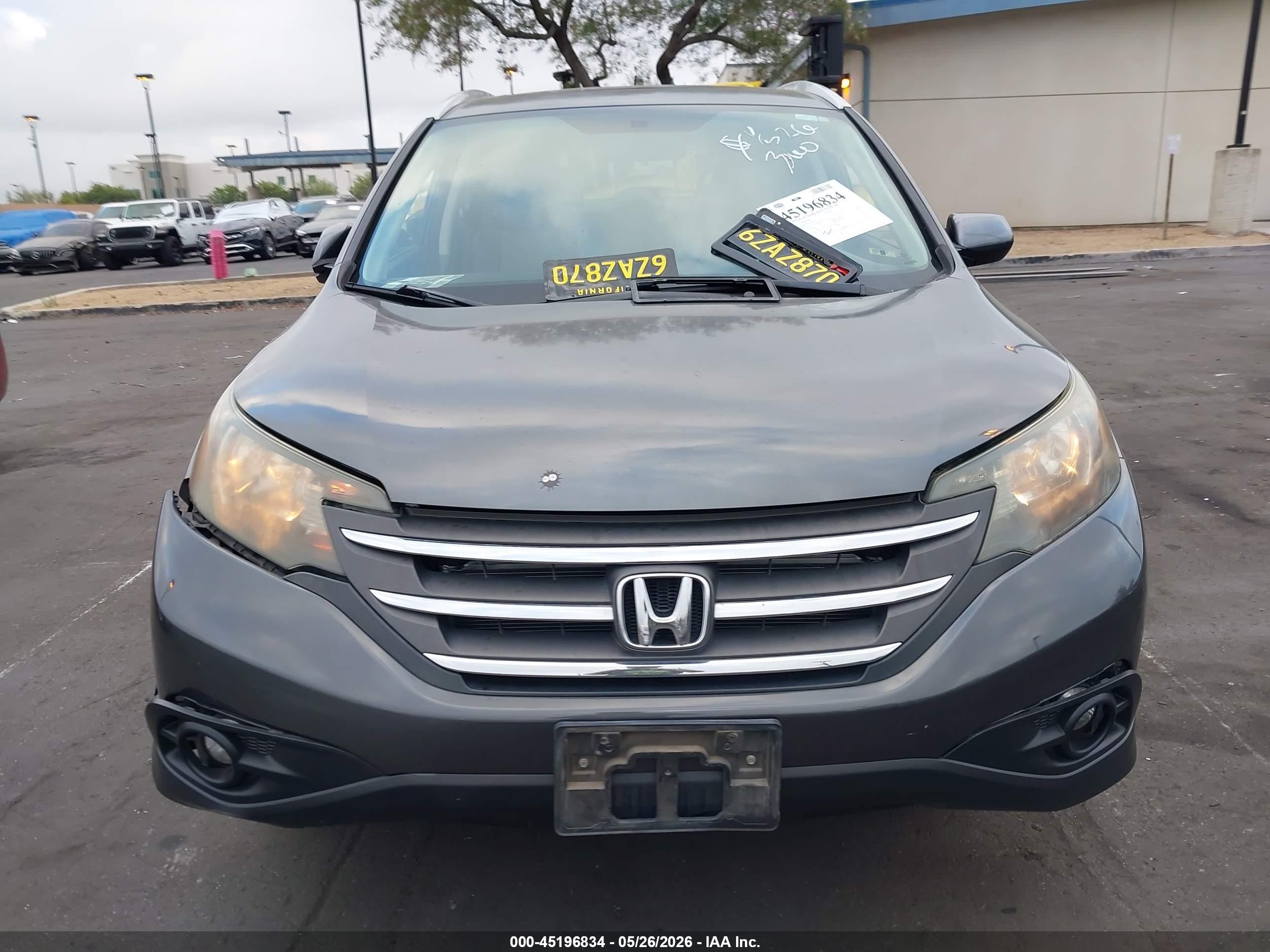 2013 Honda Cr-v Ex-l Gray vin: 2HKRM3H78DH502214