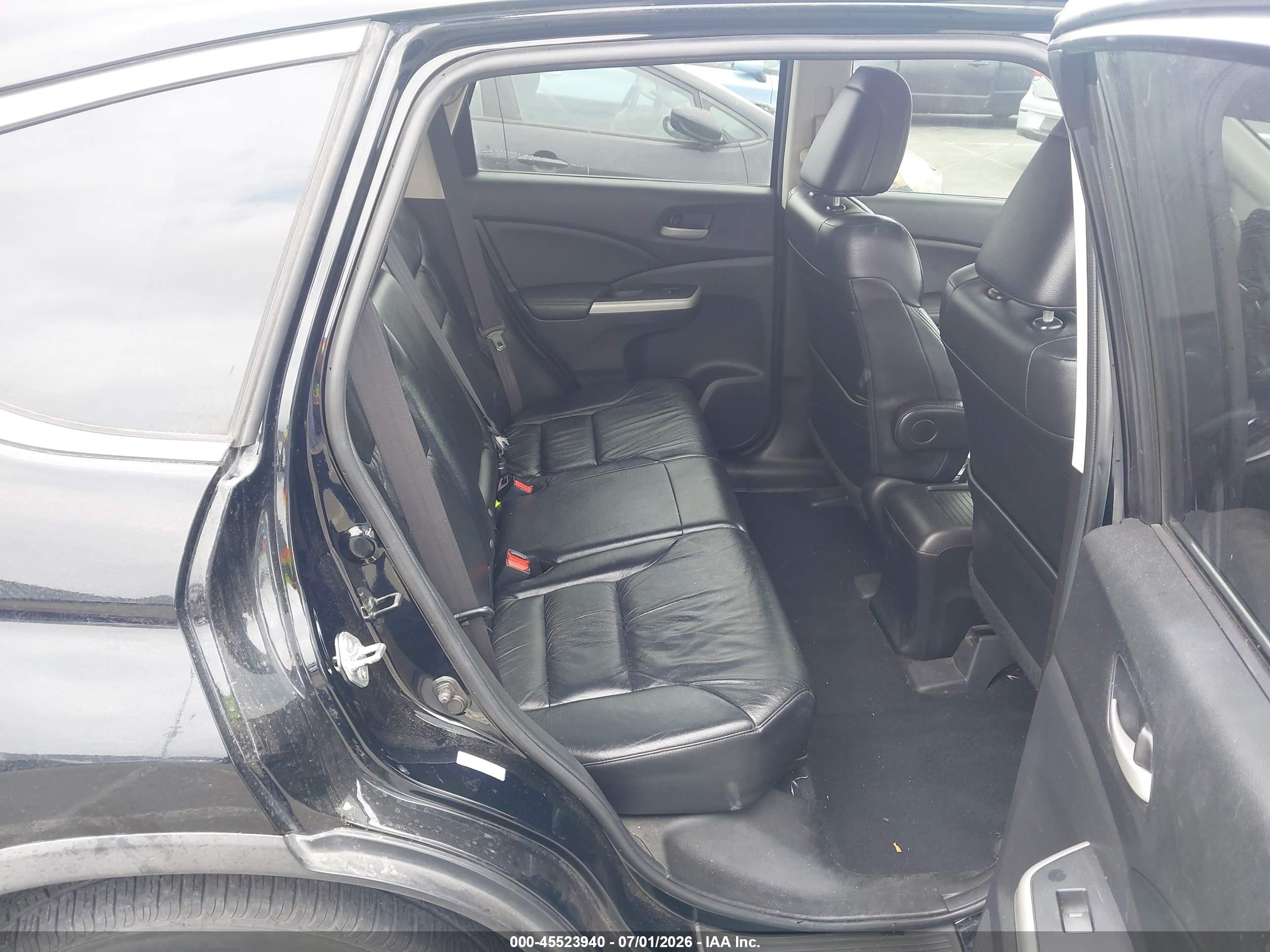 2013 Honda Cr-v Ex-l Черный vin: 2HKRM3H78DH507154