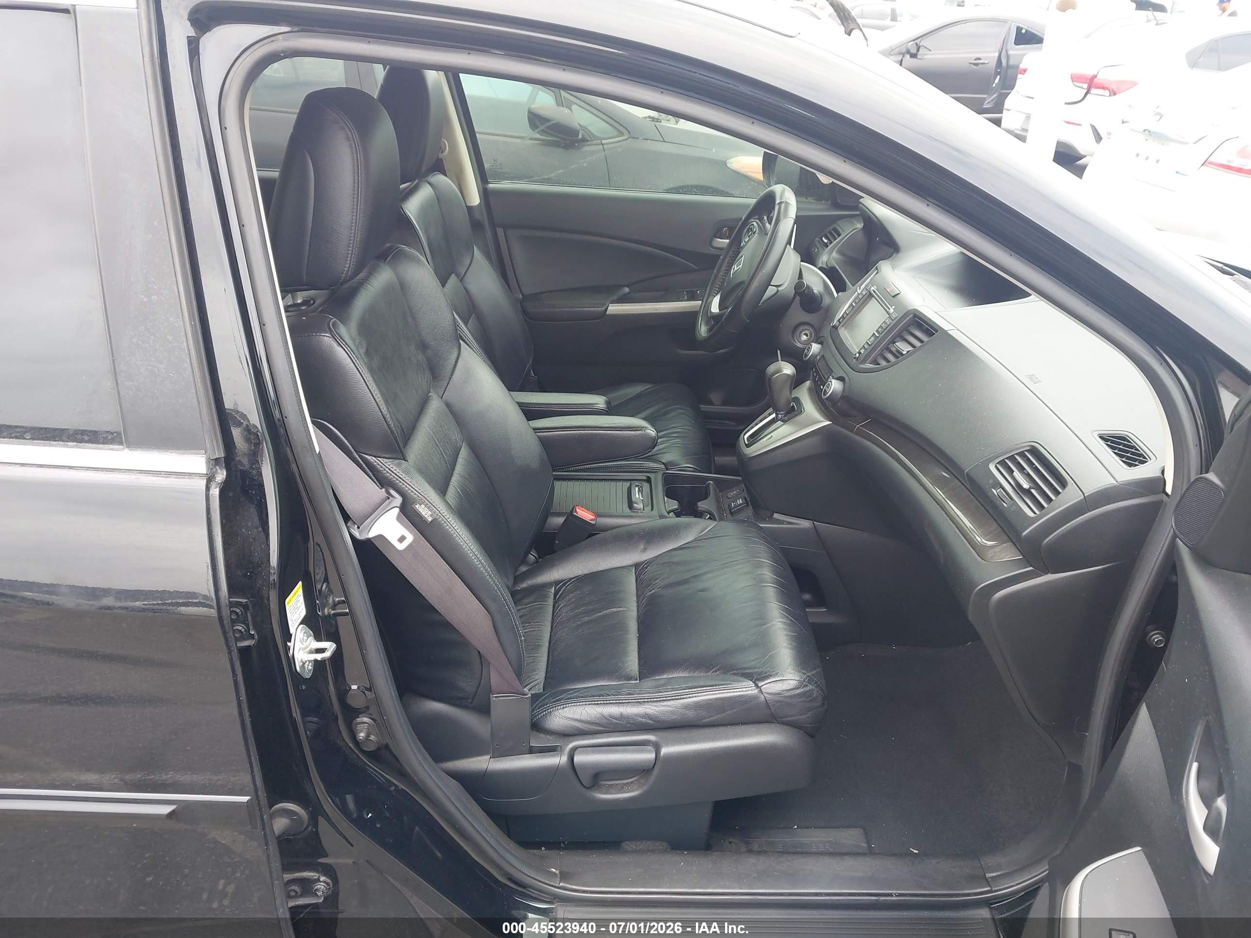 2013 Honda Cr-v Ex-l Черный vin: 2HKRM3H78DH507154