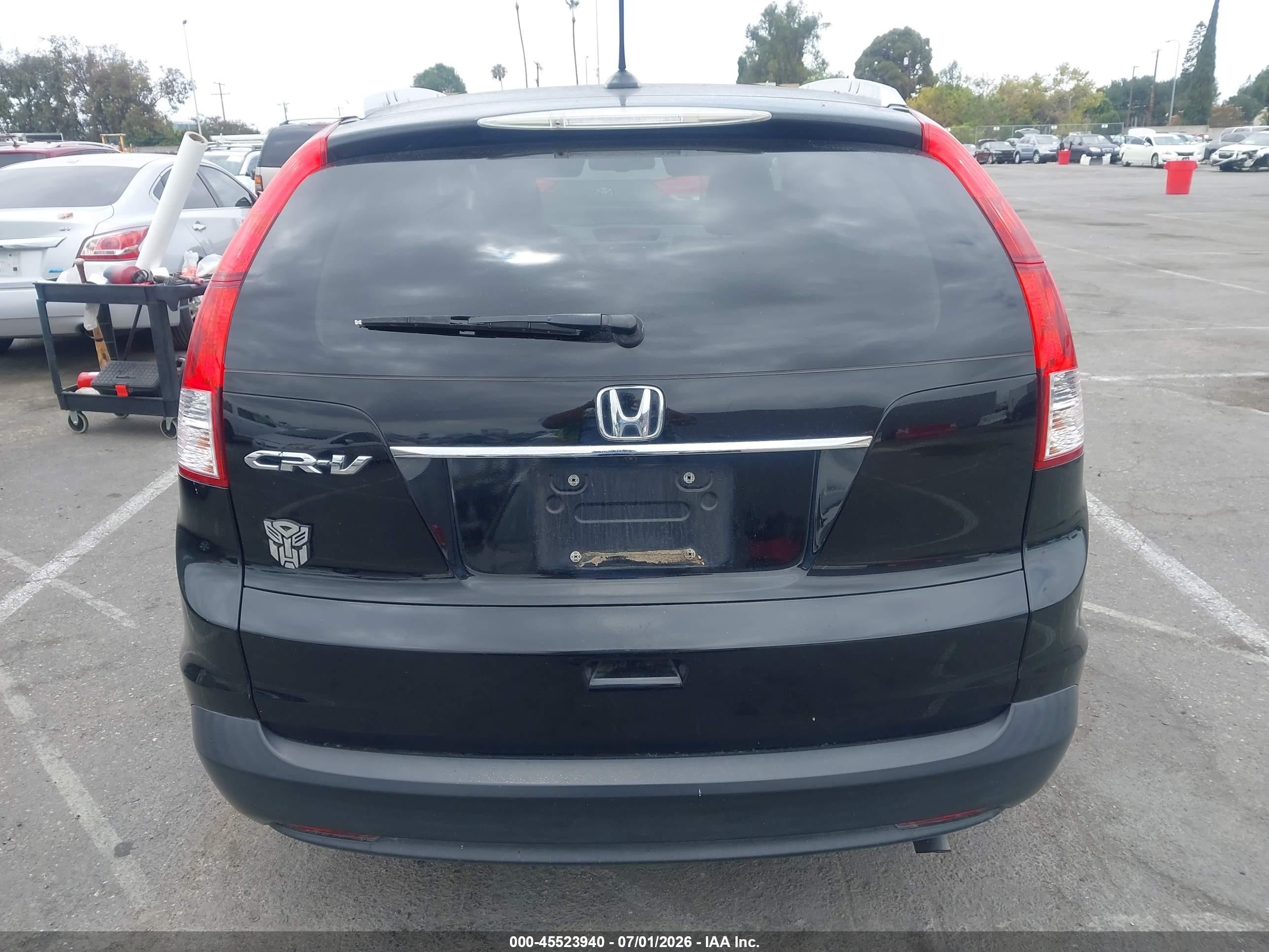 2013 Honda Cr-v Ex-l Черный vin: 2HKRM3H78DH507154