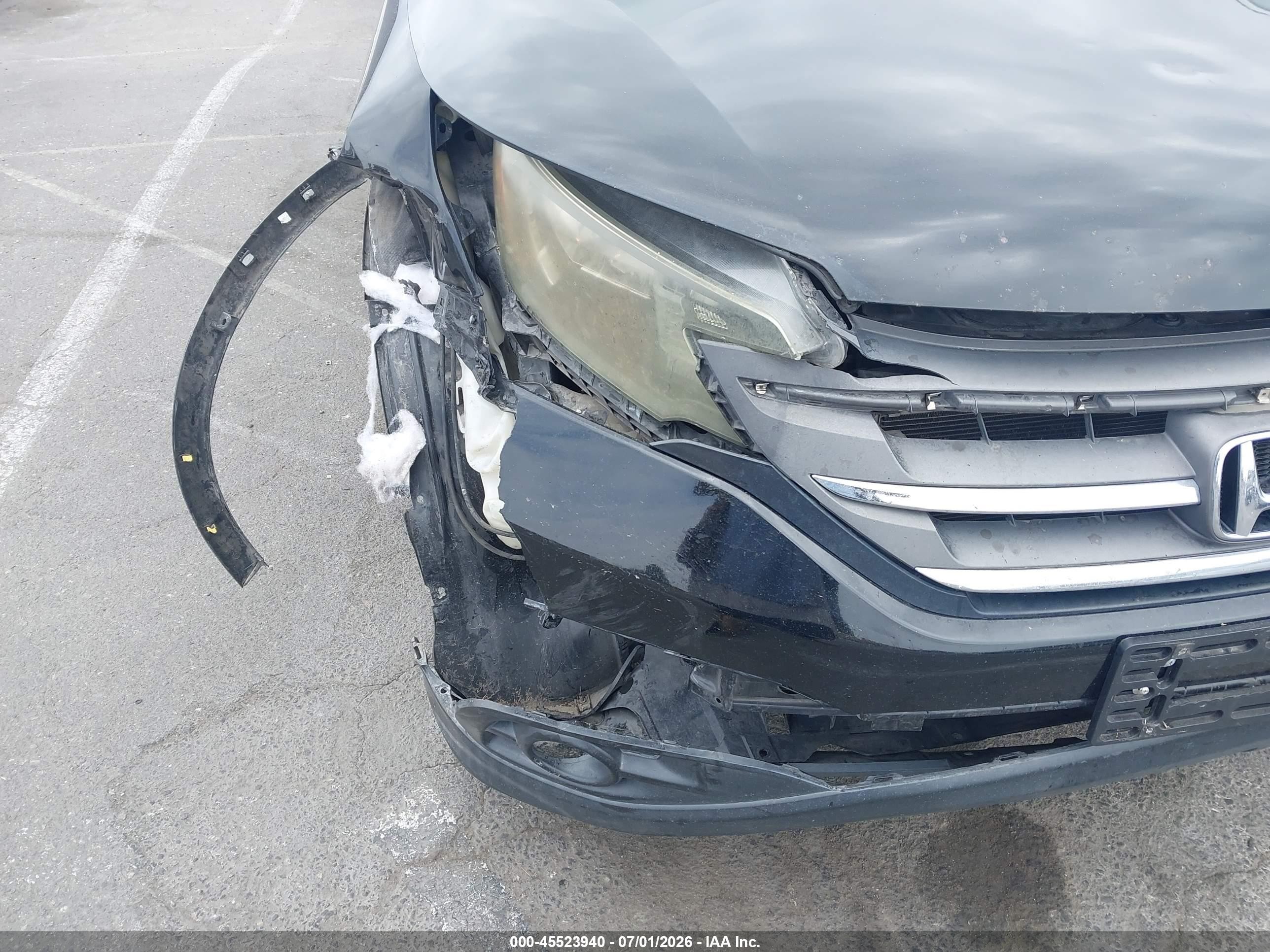 2013 Honda Cr-v Ex-l Черный vin: 2HKRM3H78DH507154