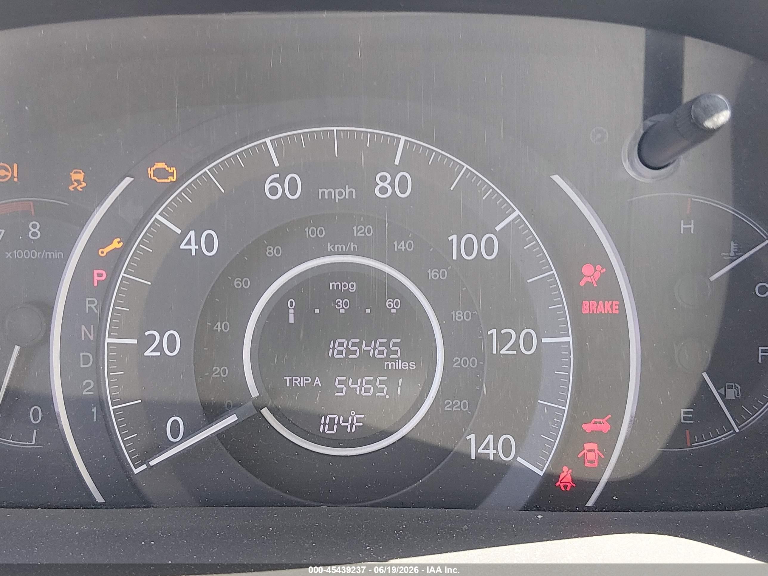 2013 Honda Cr-v Ex-l Gray vin: 2HKRM3H78DH509390