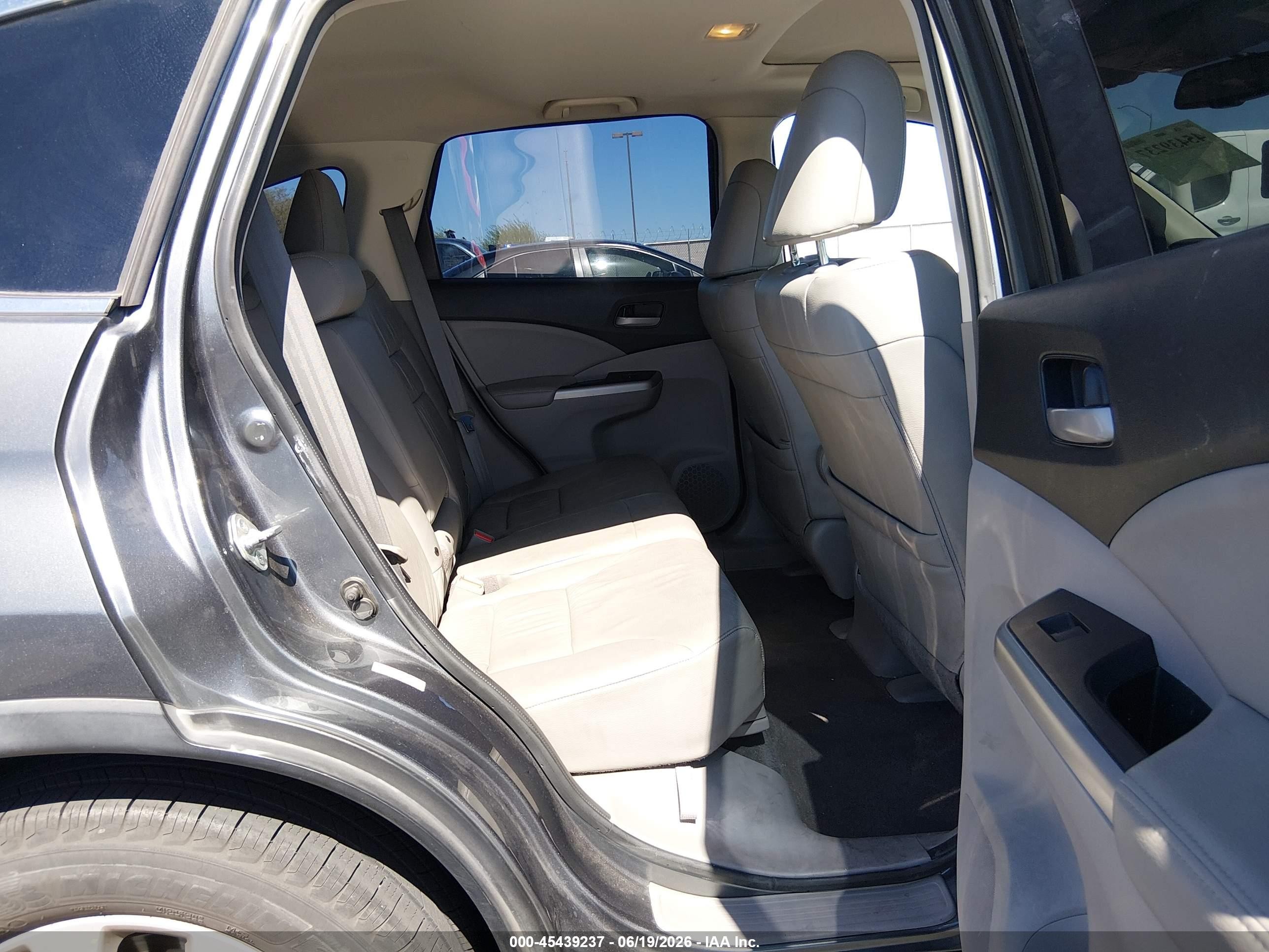 2013 Honda Cr-v Ex-l Gray vin: 2HKRM3H78DH509390