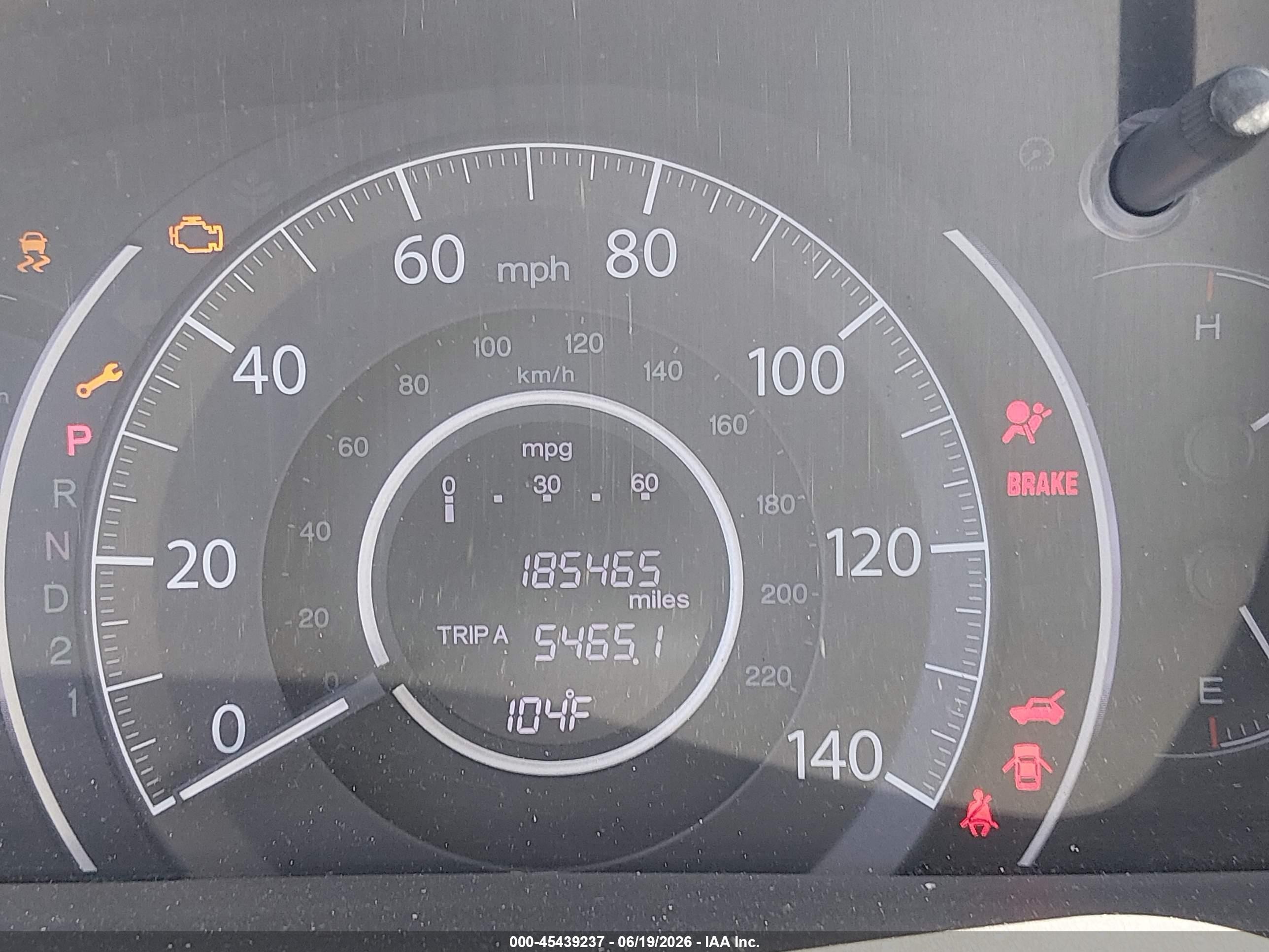 2013 Honda Cr-v Ex-l Gray vin: 2HKRM3H78DH509390
