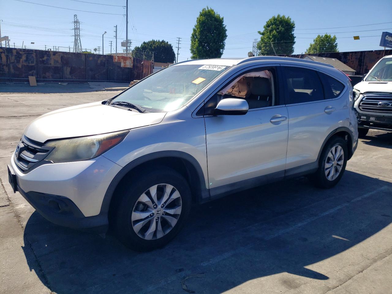 2013 Honda Cr-v Exl Silver vin: 2HKRM3H78DH521460