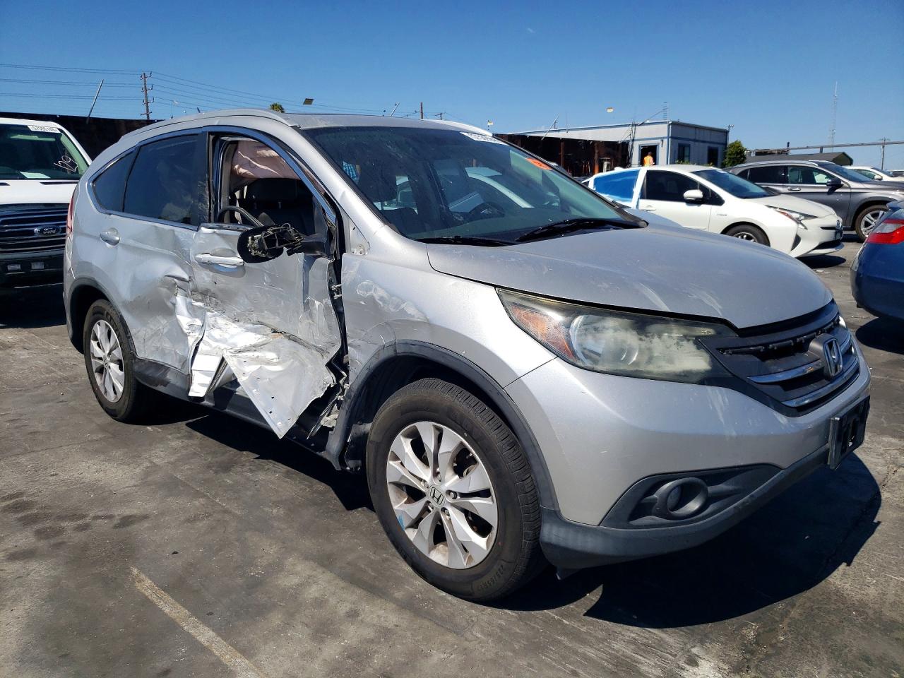2013 Honda Cr-v Exl Silver vin: 2HKRM3H78DH521460