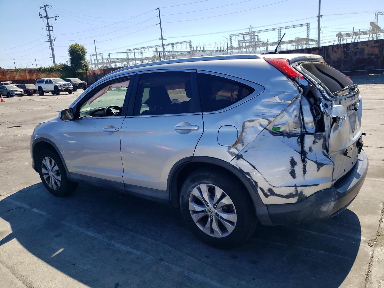 2013 Honda Cr-v Exl Silver vin: 2HKRM3H78DH521460