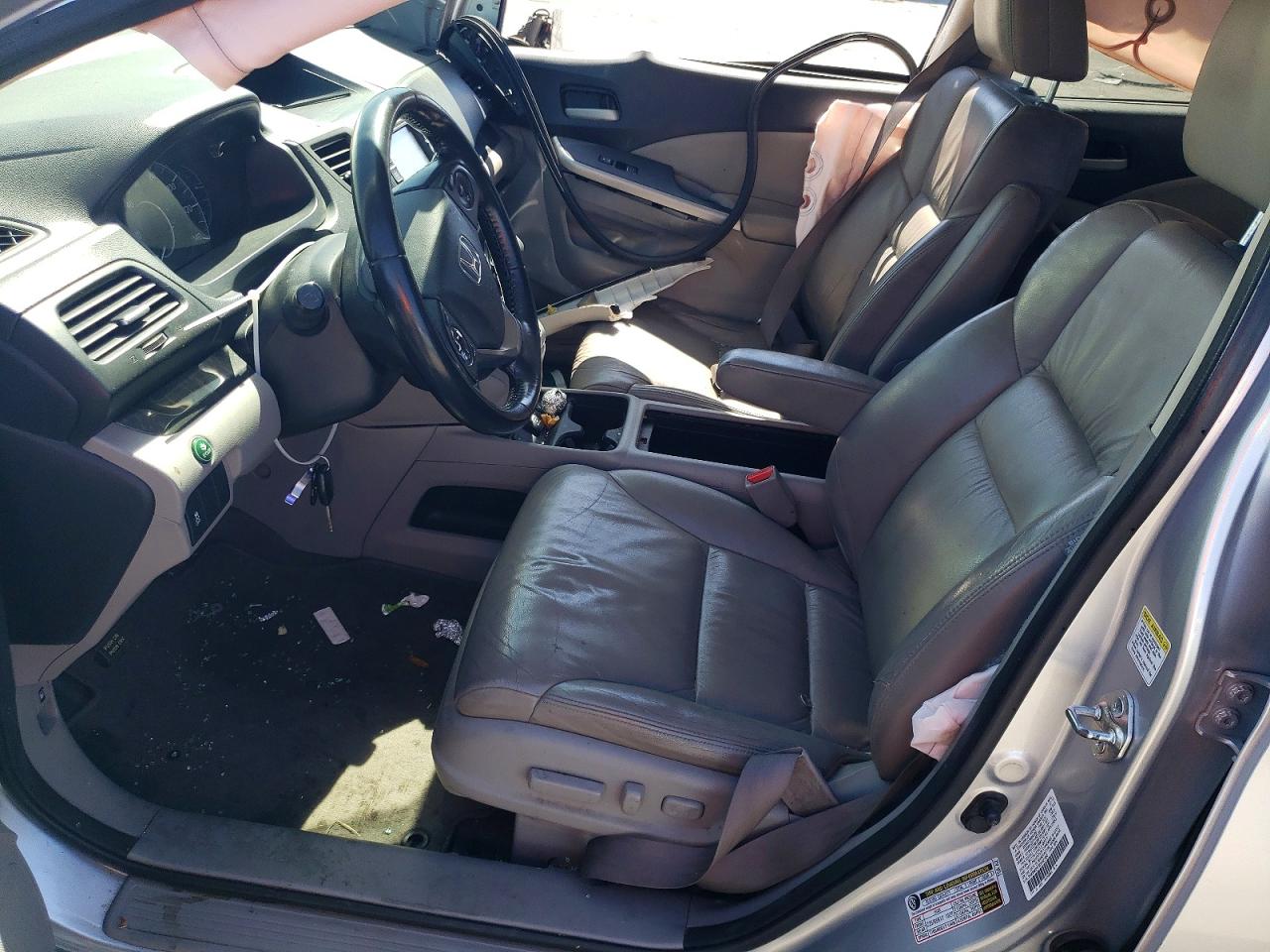 2013 Honda Cr-v Exl Silver vin: 2HKRM3H78DH521460