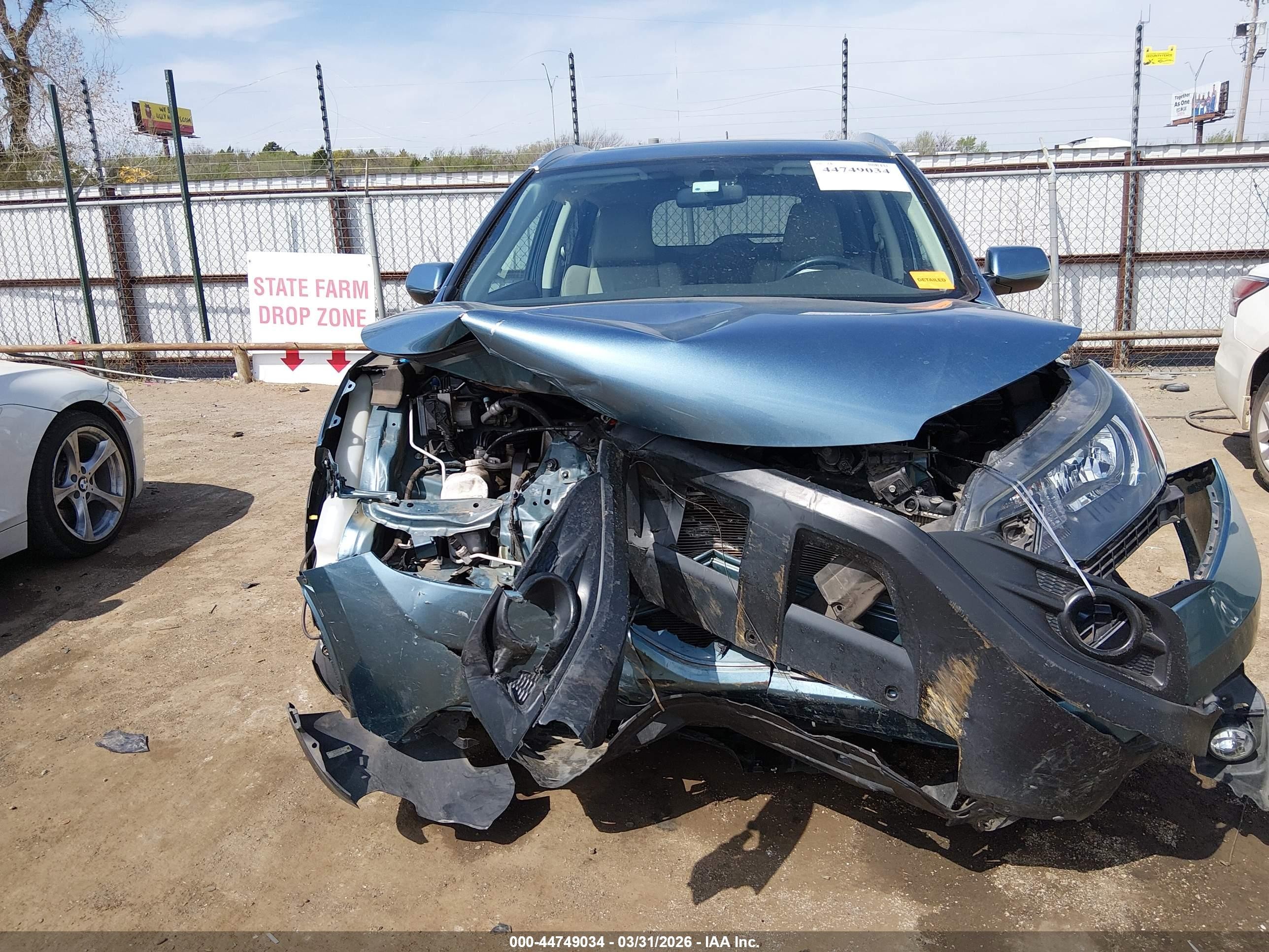 2013 Honda Cr-v Ex-l Light Blue vin: 2HKRM3H78DH522382
