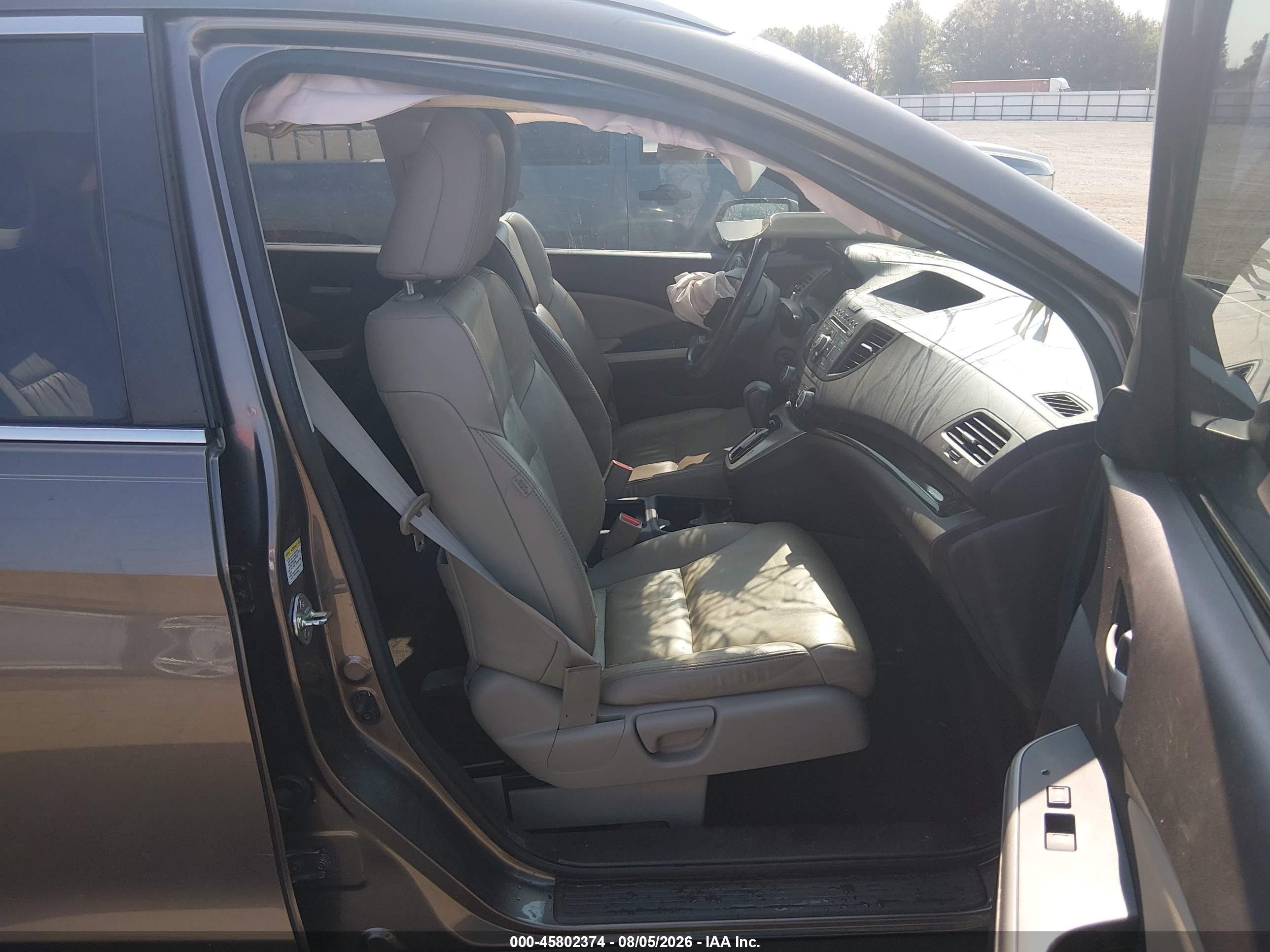 2014 Honda Cr-v Ex-l Серый vin: 2HKRM3H78EH512257