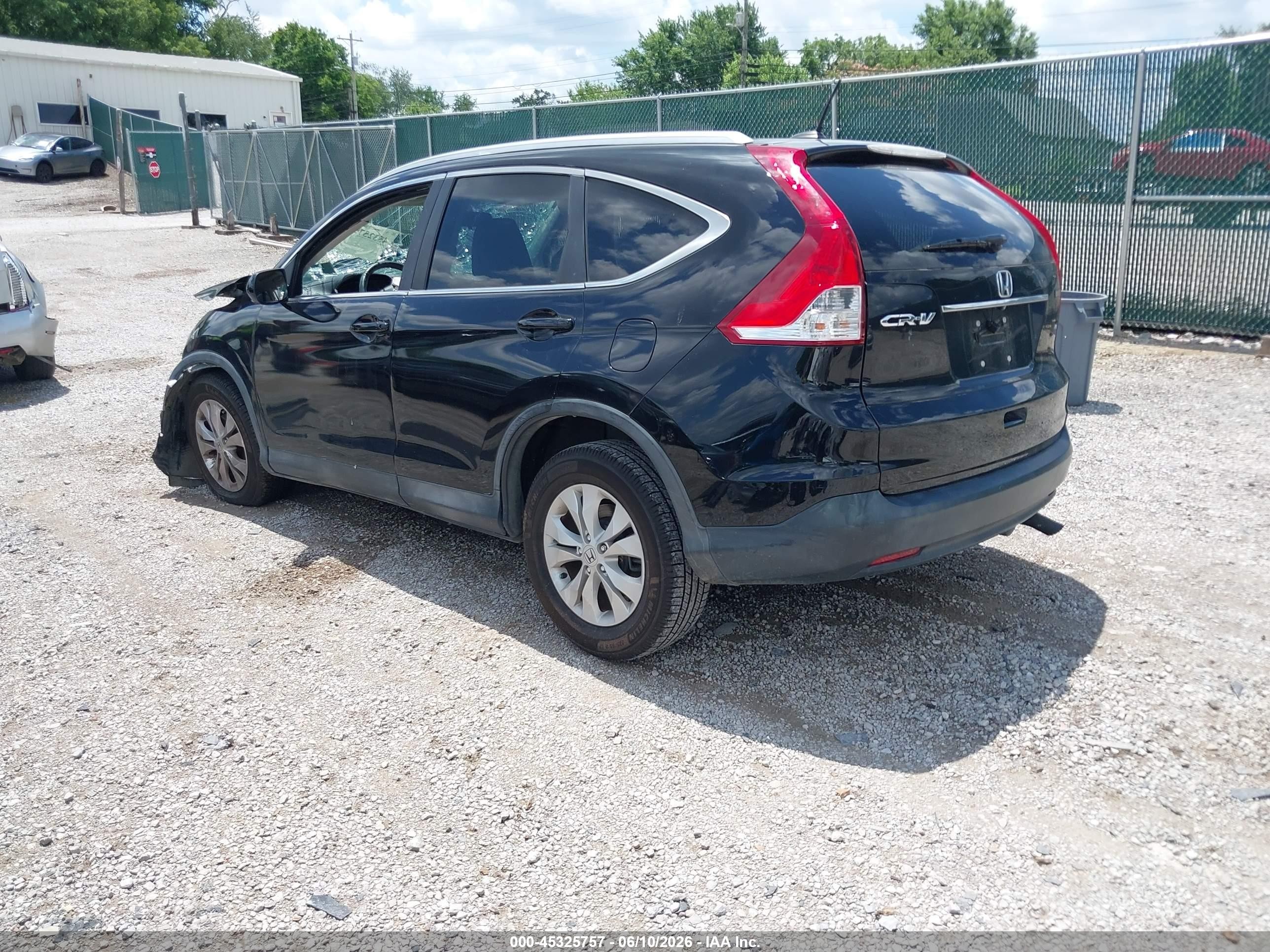 2014 Honda Cr-v Ex-l Black vin: 2HKRM3H78EH561670