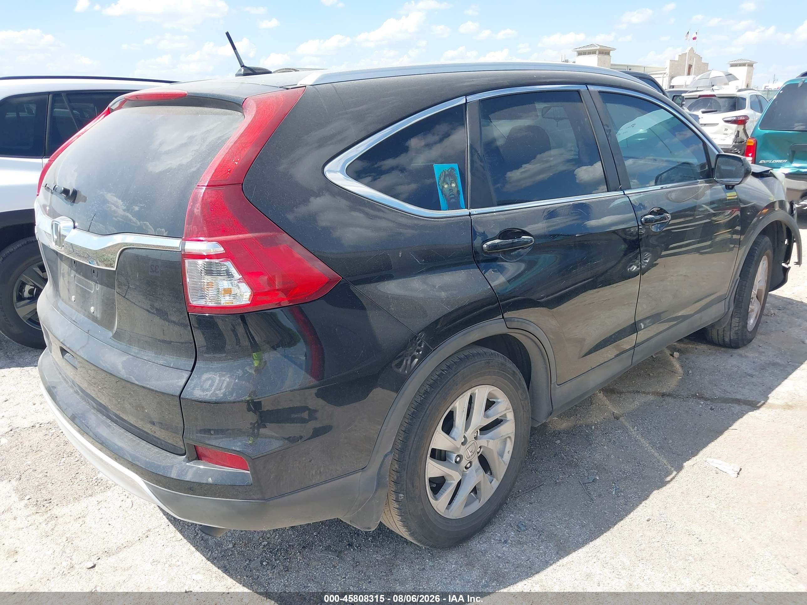 2015 Honda Cr-v Ex-l Черный vin: 2HKRM3H78FH513233