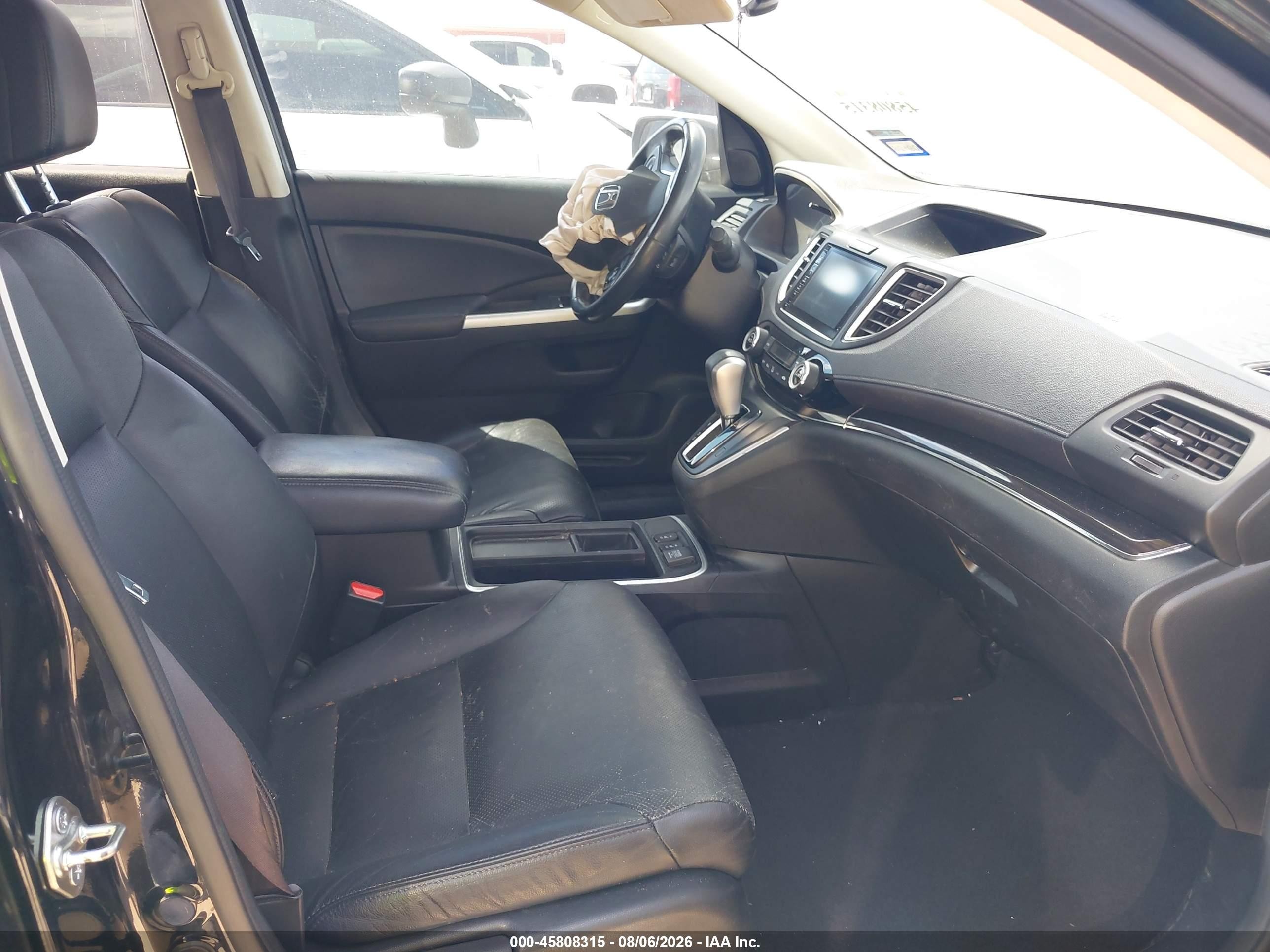2015 Honda Cr-v Ex-l Черный vin: 2HKRM3H78FH513233