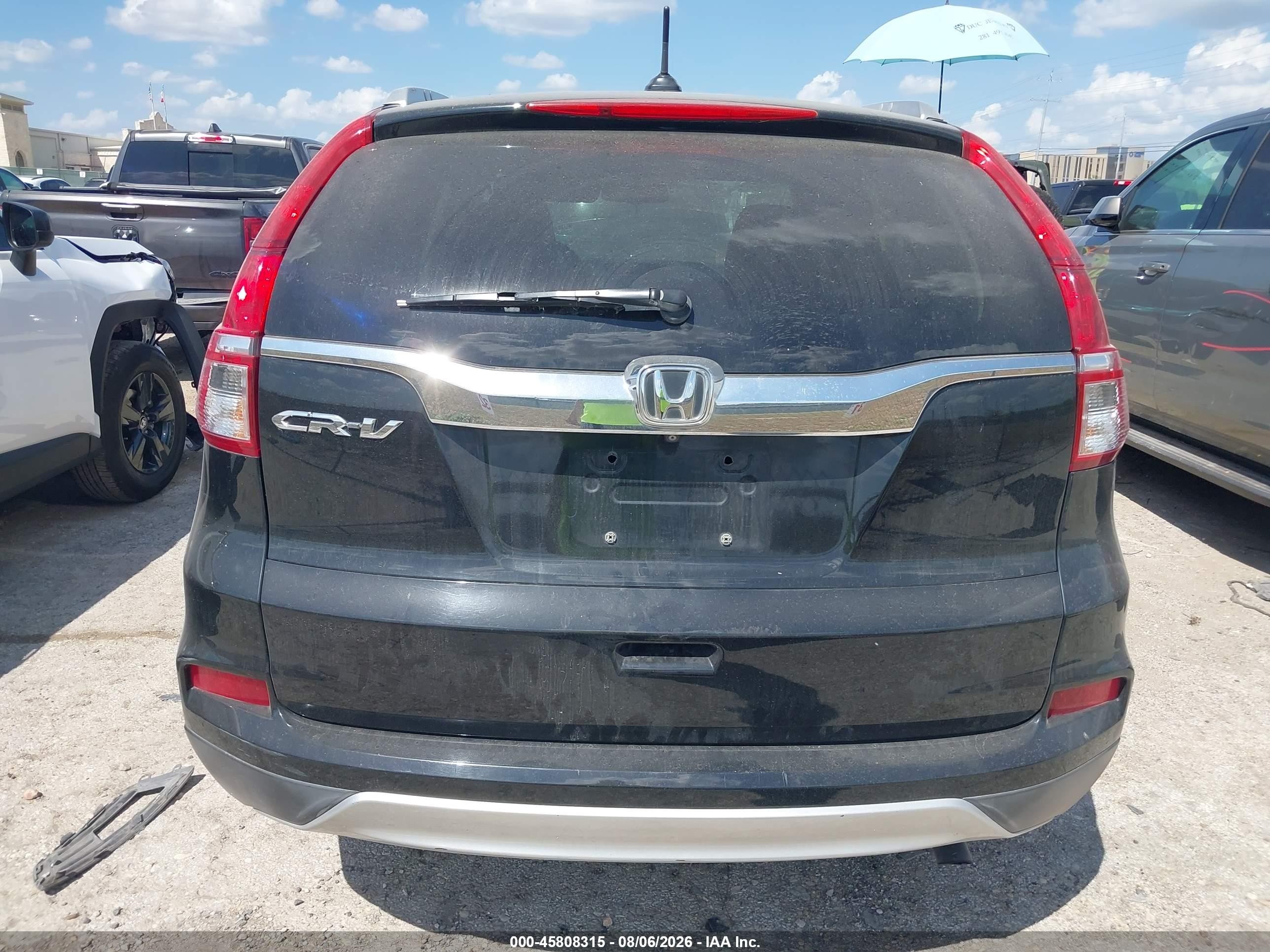 2015 Honda Cr-v Ex-l Черный vin: 2HKRM3H78FH513233