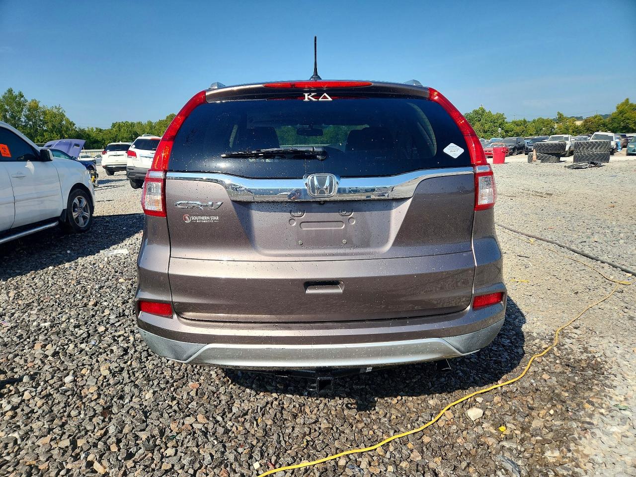 2015 Honda Cr-v Exl Gray vin: 2HKRM3H78FH522062