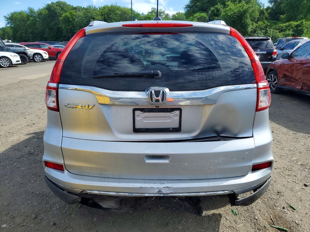 2015 Honda Cr-v Exl Серебряный vin: 2HKRM3H78FH542263