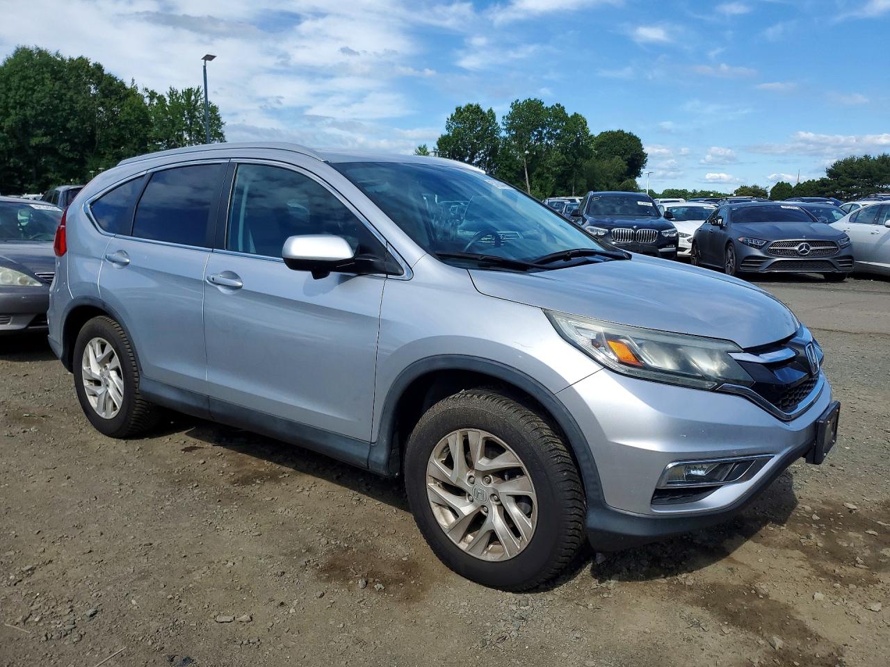 2015 Honda Cr-v Exl Серебряный vin: 2HKRM3H78FH542263