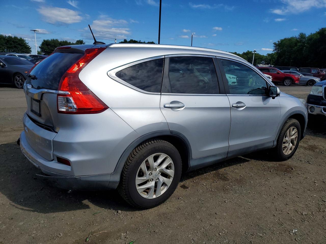 2015 Honda Cr-v Exl Серебряный vin: 2HKRM3H78FH542263