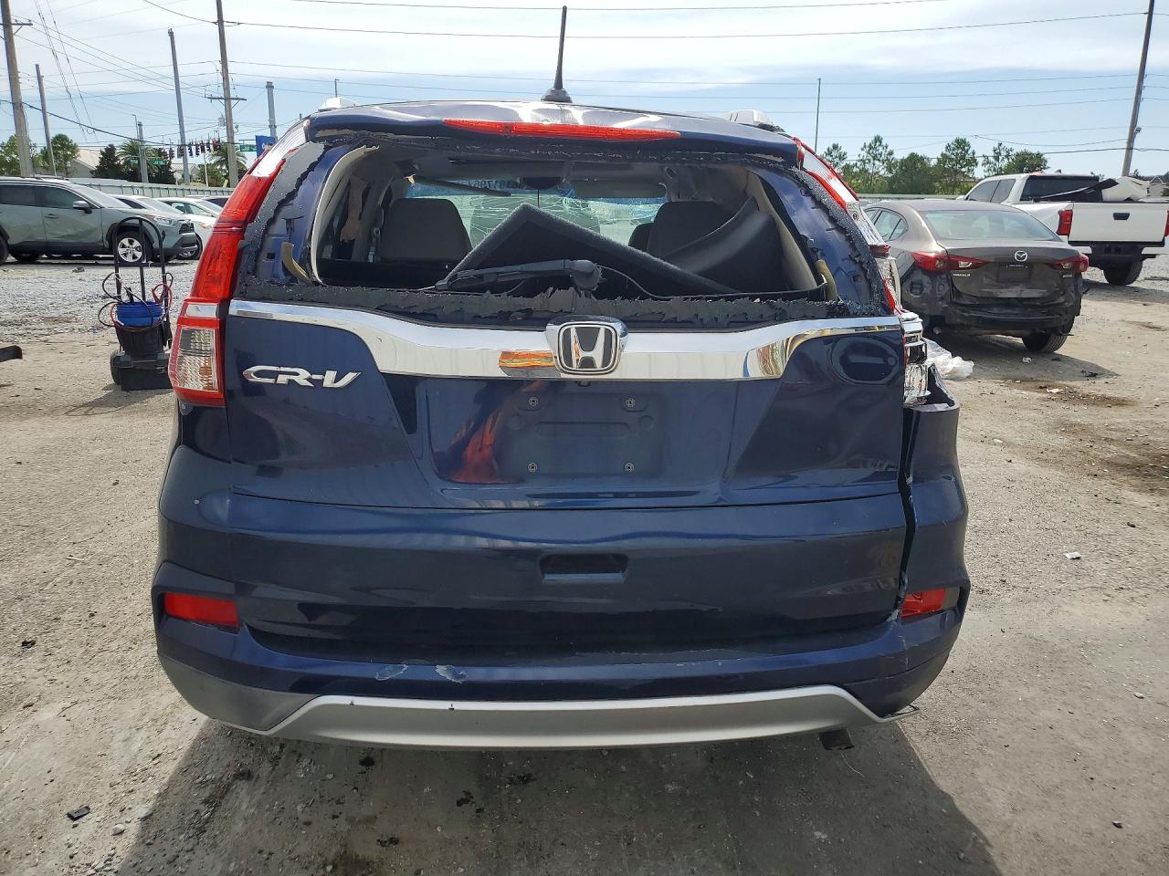 2015 Honda Cr-v Exl Blue vin: 2HKRM3H78FH548869