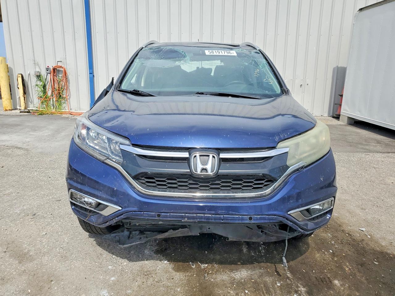 2015 Honda Cr-v Exl Blue vin: 2HKRM3H78FH548869
