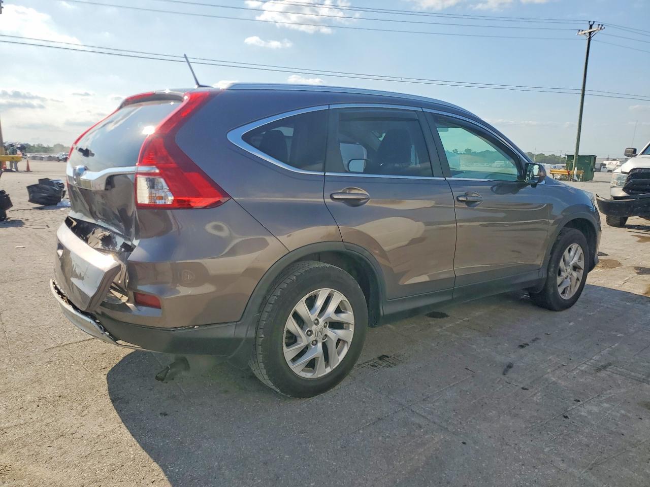 2015 Honda Cr-v Exl Gray vin: 2HKRM3H78FH550511