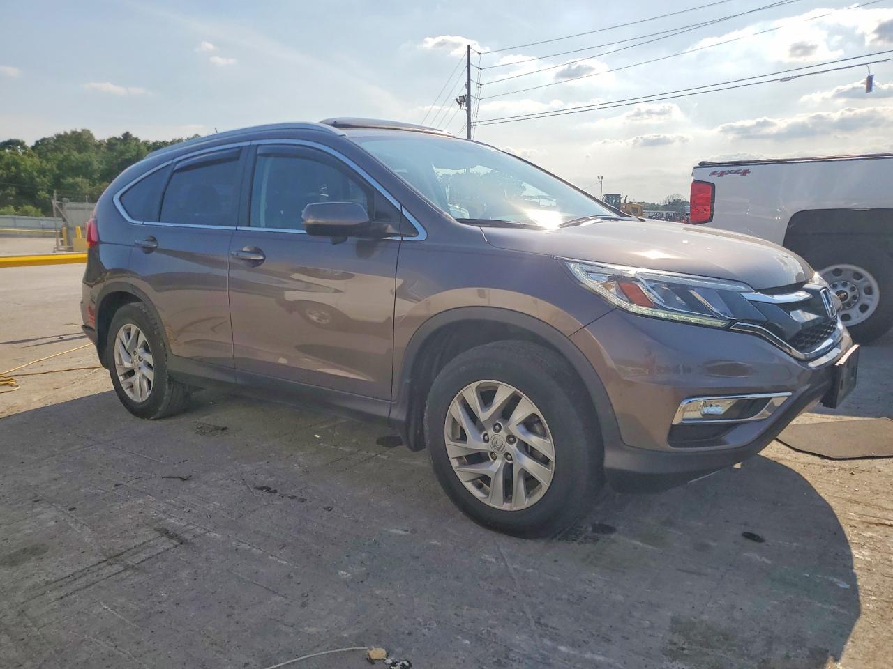 2015 Honda Cr-v Exl Gray vin: 2HKRM3H78FH550511