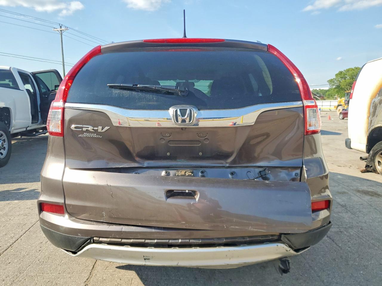 2015 Honda Cr-v Exl Gray vin: 2HKRM3H78FH550511
