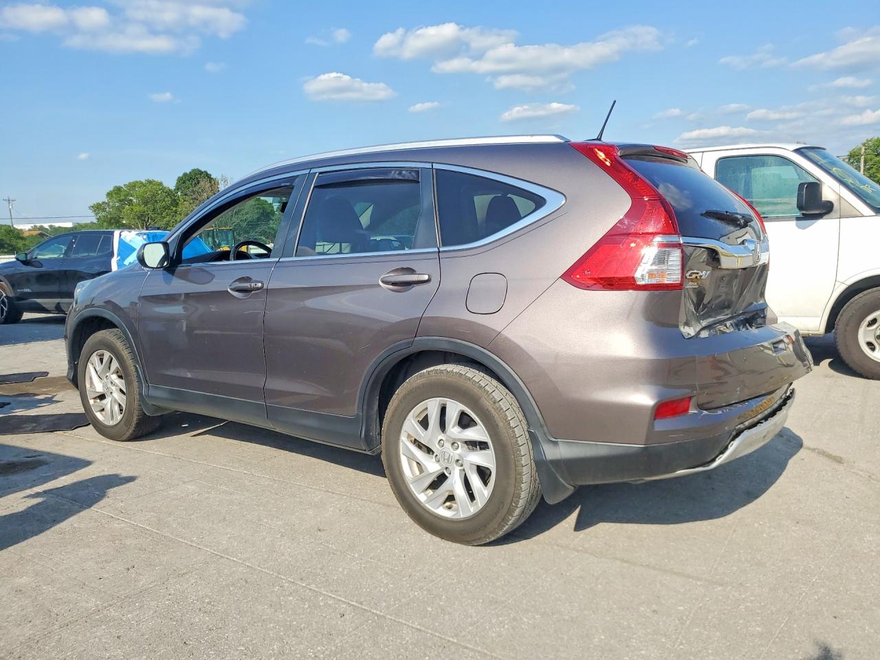 2015 Honda Cr-v Exl Gray vin: 2HKRM3H78FH550511