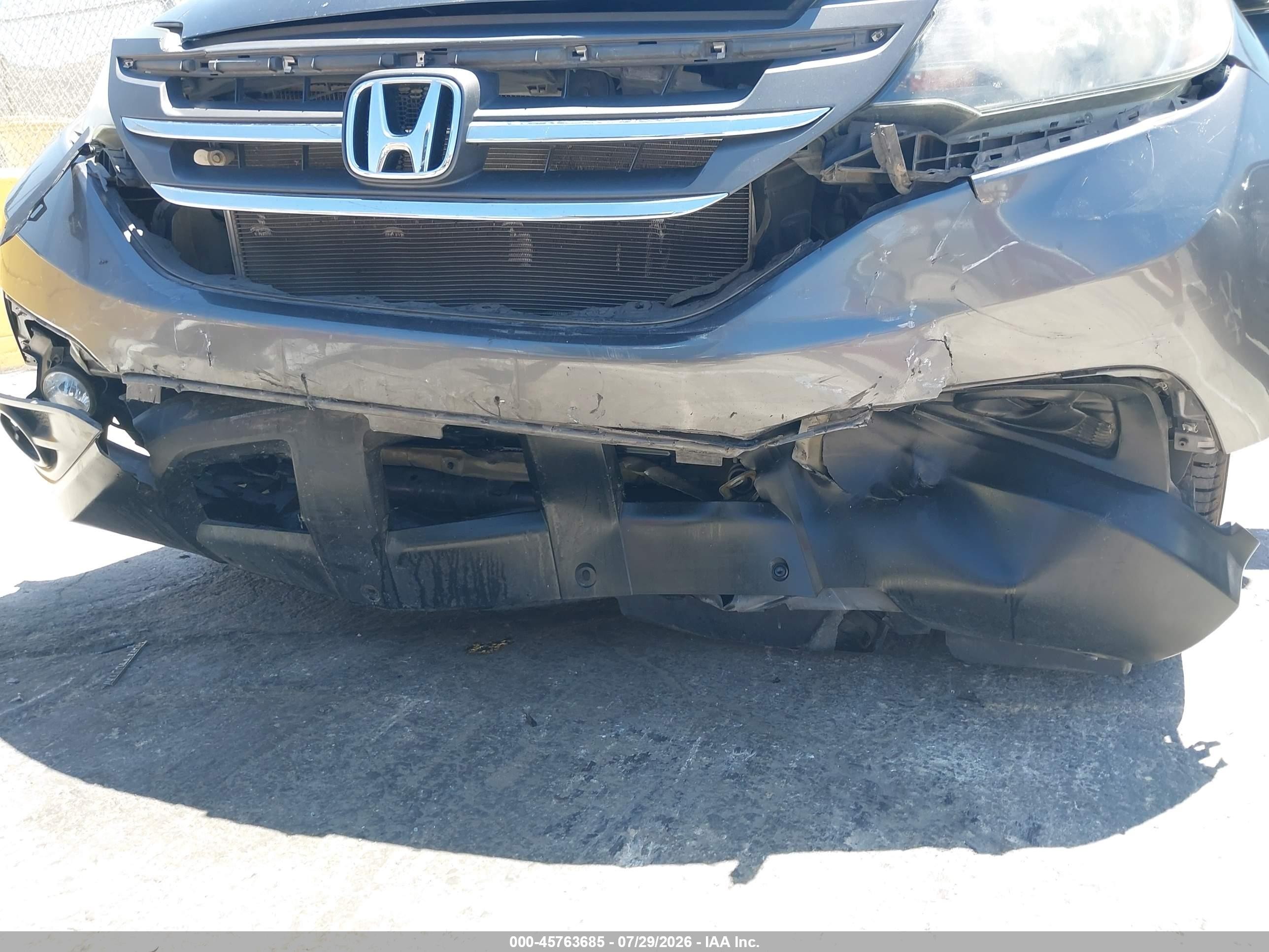 2013 Honda Cr-v Ex-l Gray vin: 2HKRM3H79DH501539