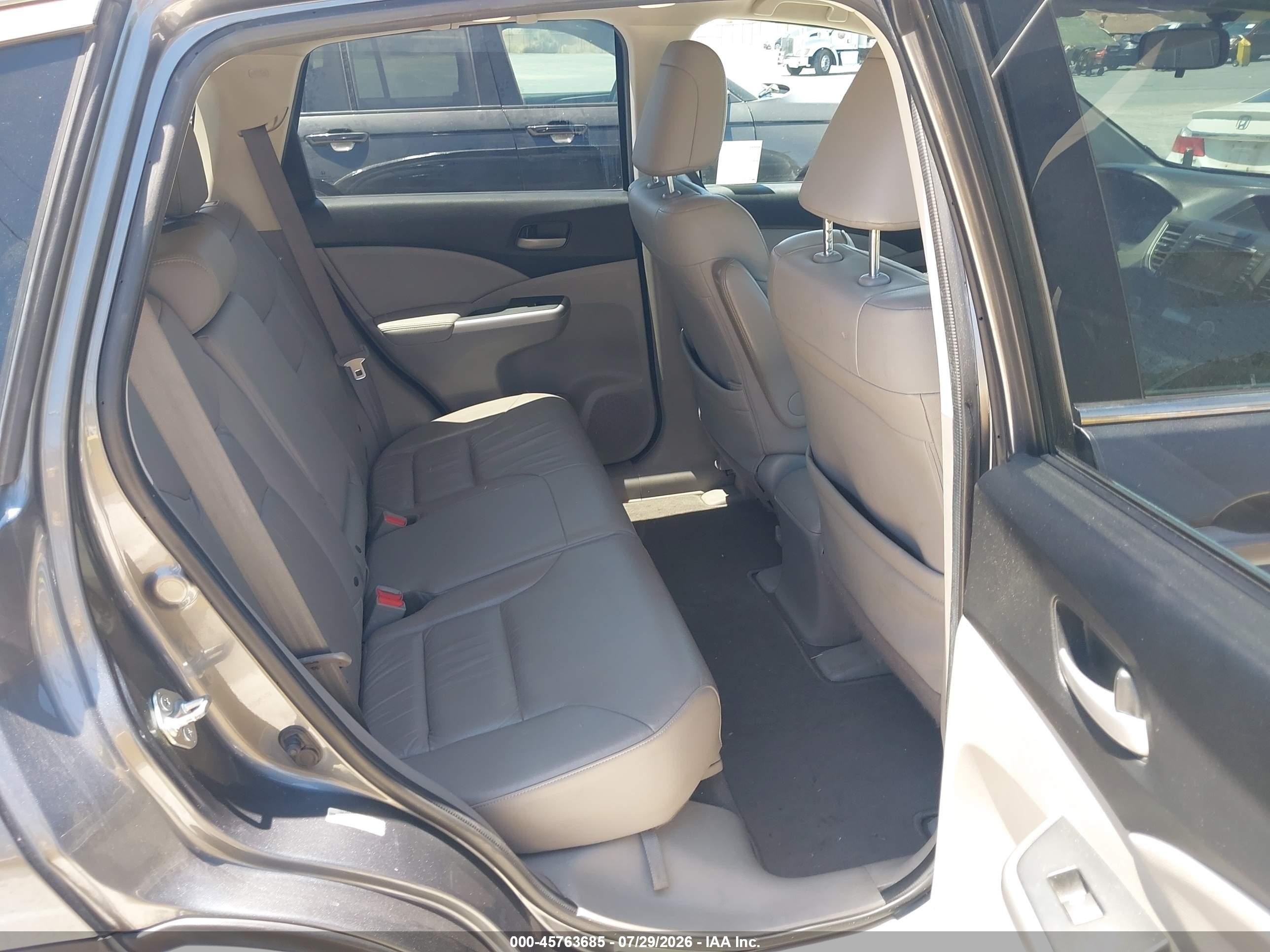 2013 Honda Cr-v Ex-l Gray vin: 2HKRM3H79DH501539