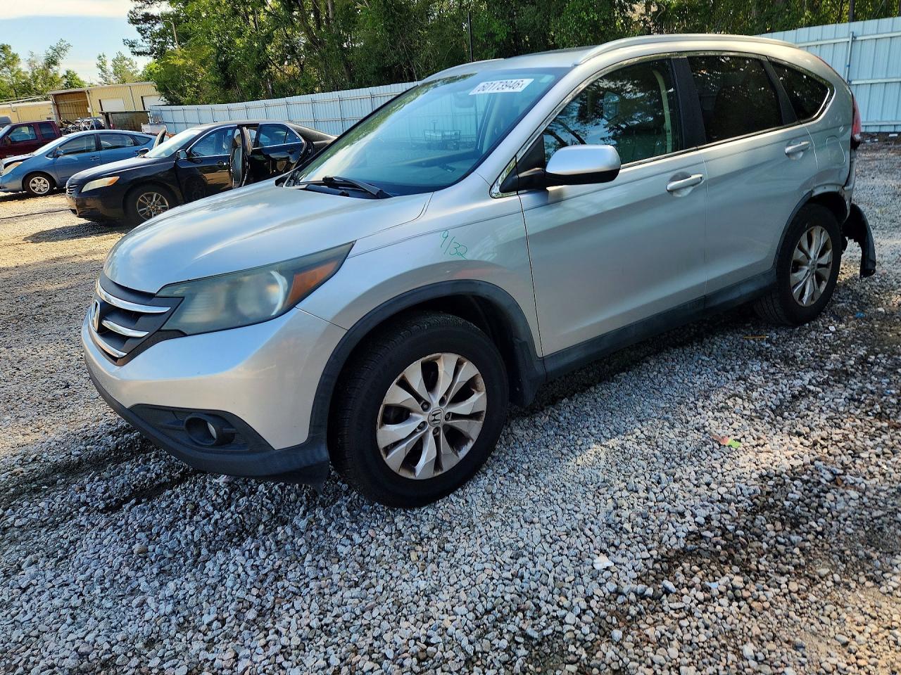 2013 Honda Cr-v Exl Silver vin: 2HKRM3H79DH505526