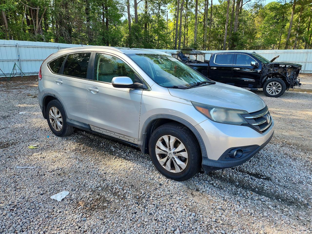 2013 Honda Cr-v Exl Silver vin: 2HKRM3H79DH505526