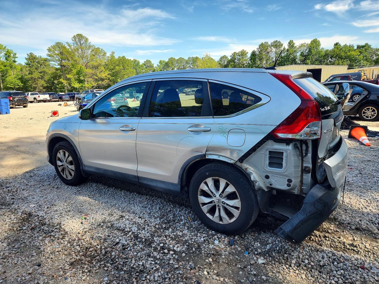2013 Honda Cr-v Exl Silver vin: 2HKRM3H79DH505526