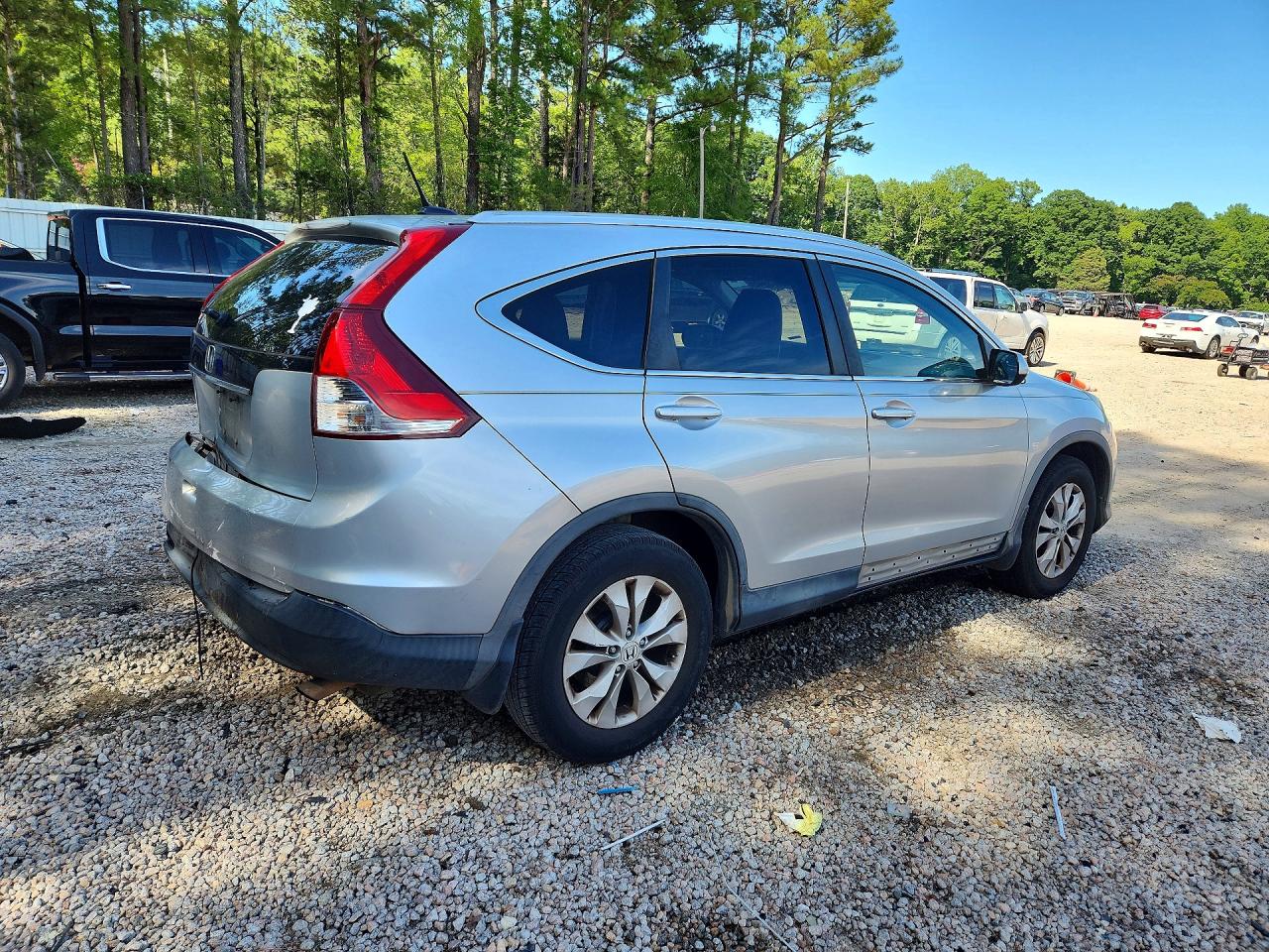 2013 Honda Cr-v Exl Silver vin: 2HKRM3H79DH505526