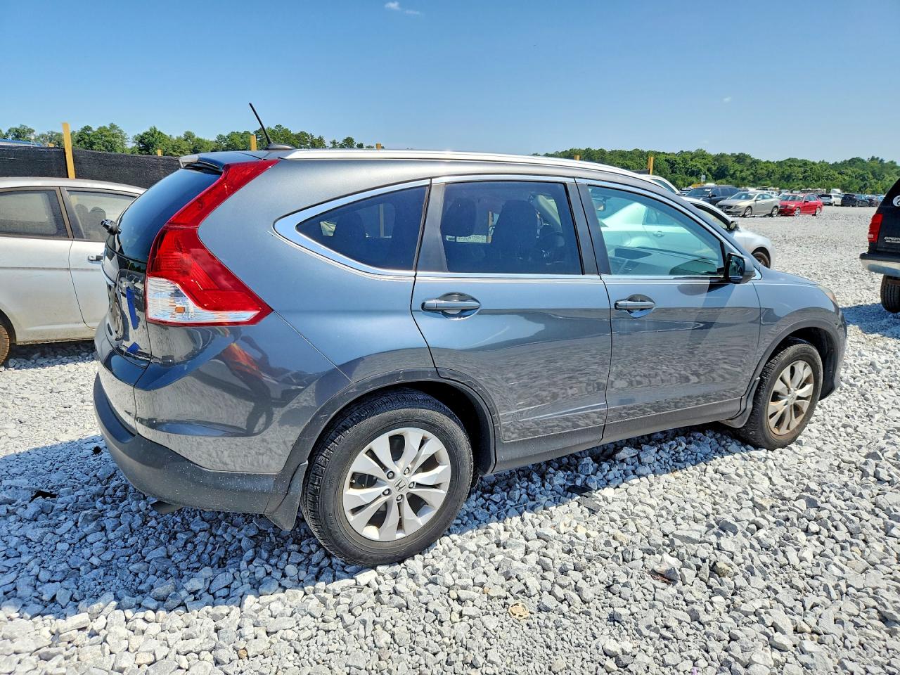 2013 Honda Cr-v Exl Угольный vin: 2HKRM3H79DH510158