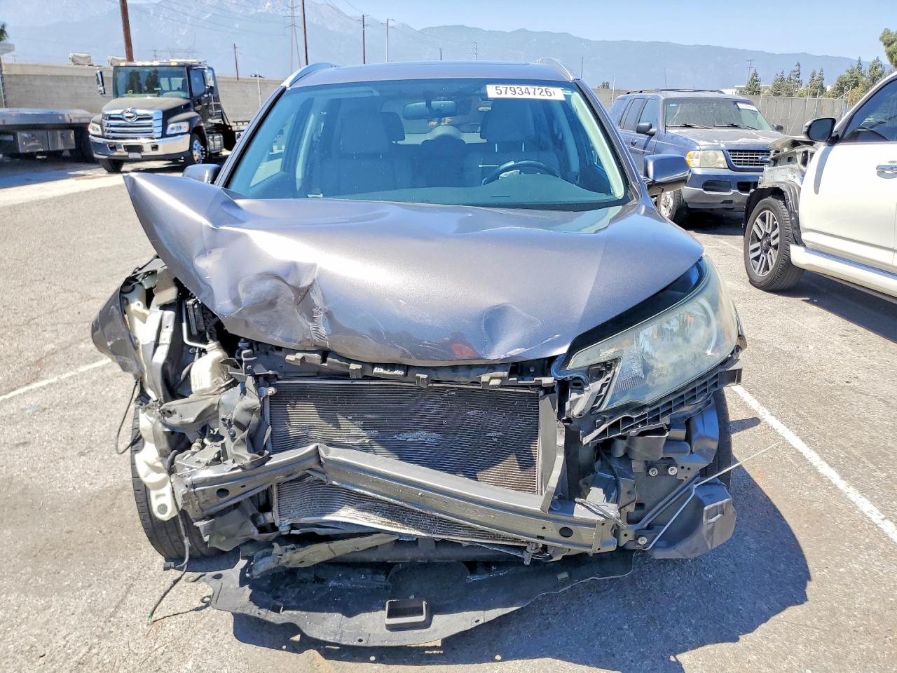 2013 Honda Cr-v Exl Gray vin: 2HKRM3H79DH518938