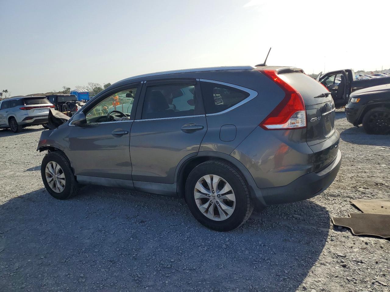 2014 Honda Cr-v Exl Gray vin: 2HKRM3H79EH520190
