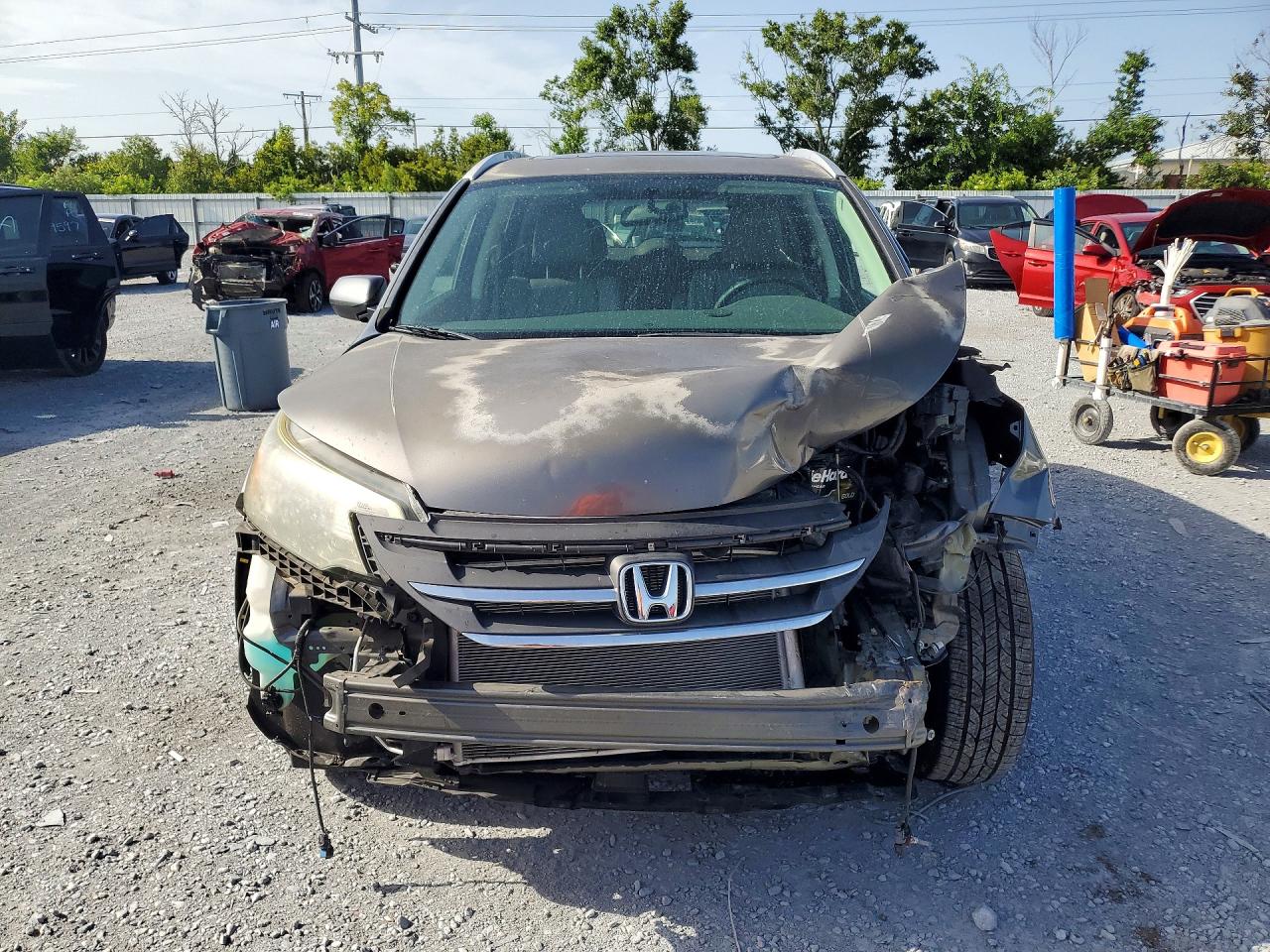 2014 Honda Cr-v Exl Gray vin: 2HKRM3H79EH520190