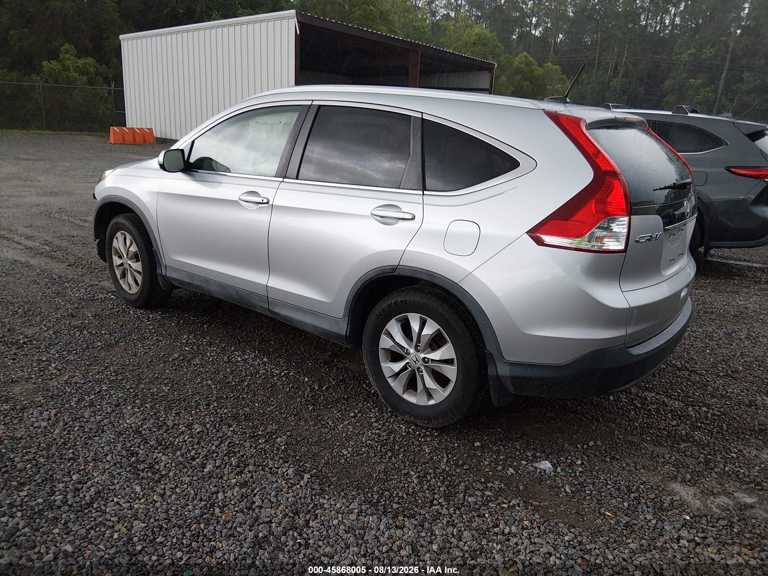 2014 Honda Cr-v Ex-l Silver vin: 2HKRM3H79EH527107