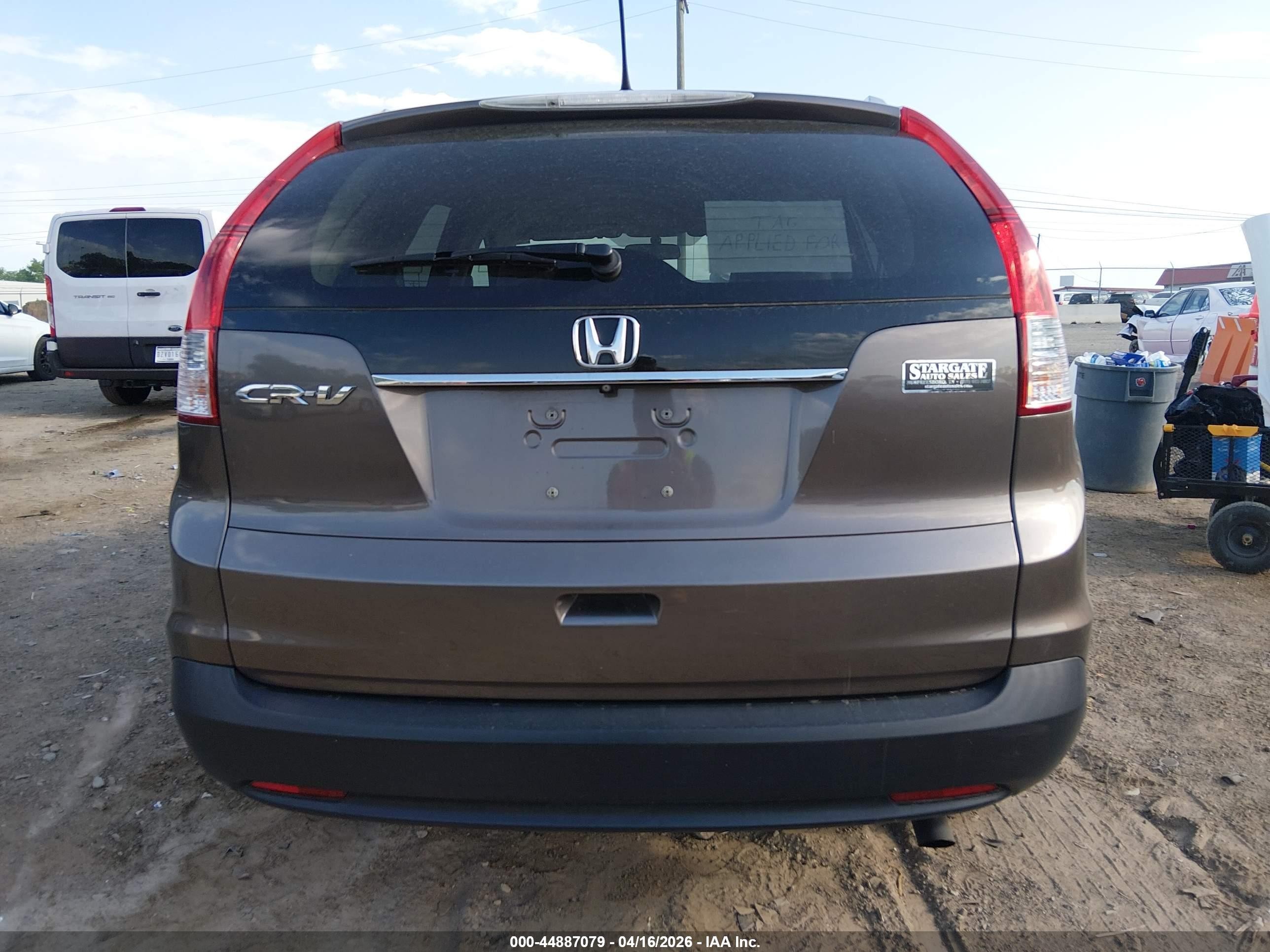 2014 Honda Cr-v Ex-l Brown vin: 2HKRM3H79EH529374