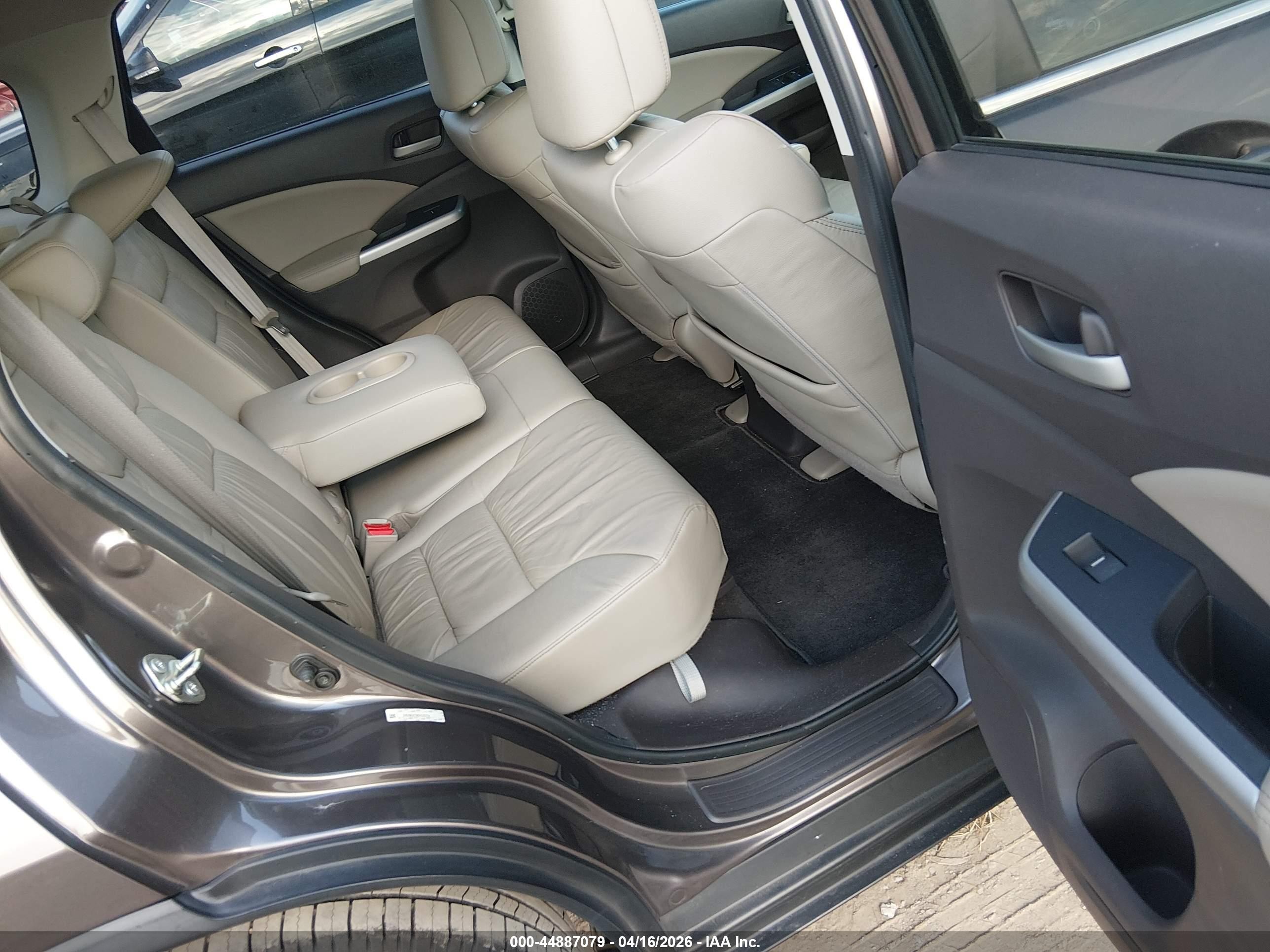 2014 Honda Cr-v Ex-l Brown vin: 2HKRM3H79EH529374